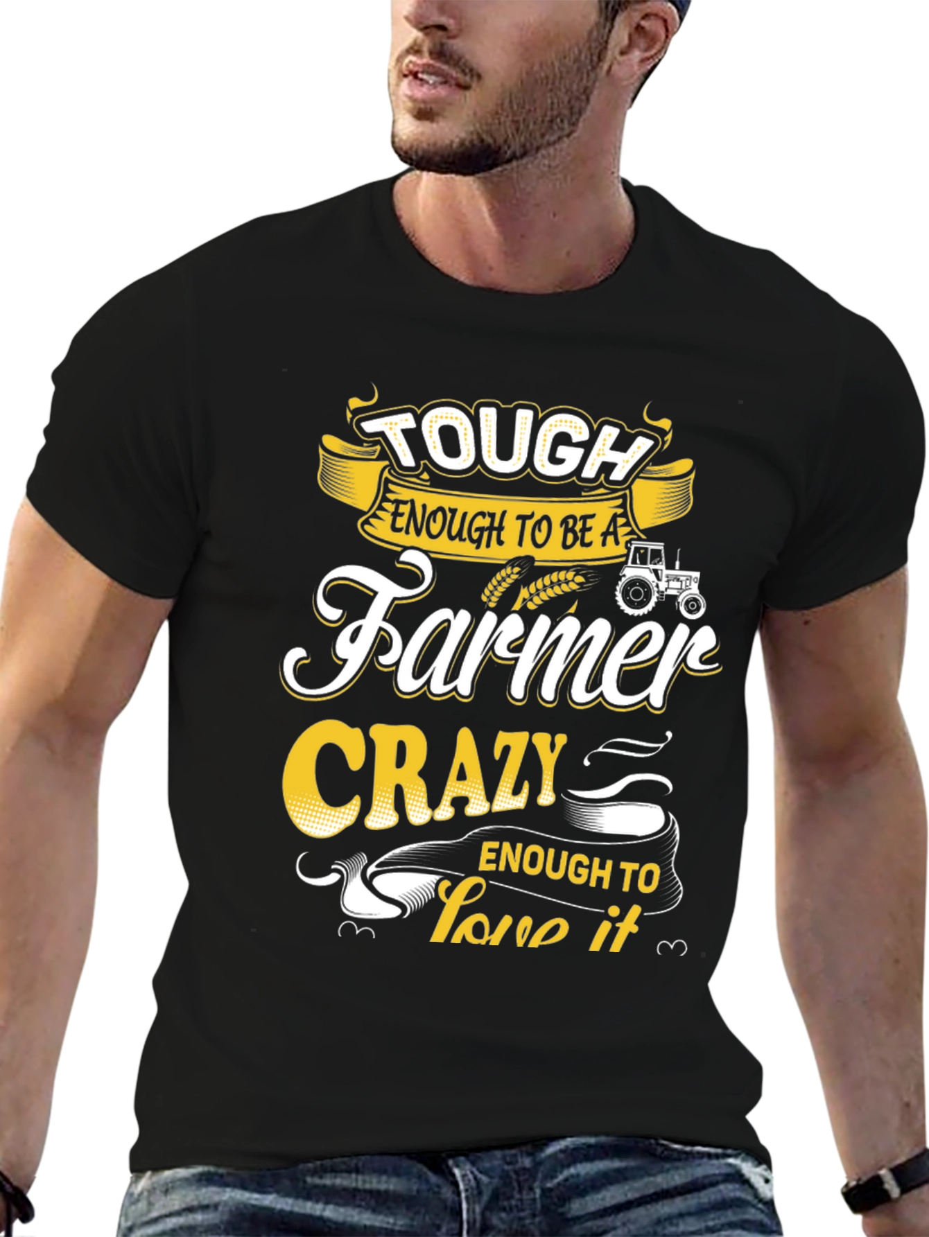 Tough Enough Farmer Tee - Crazy Love