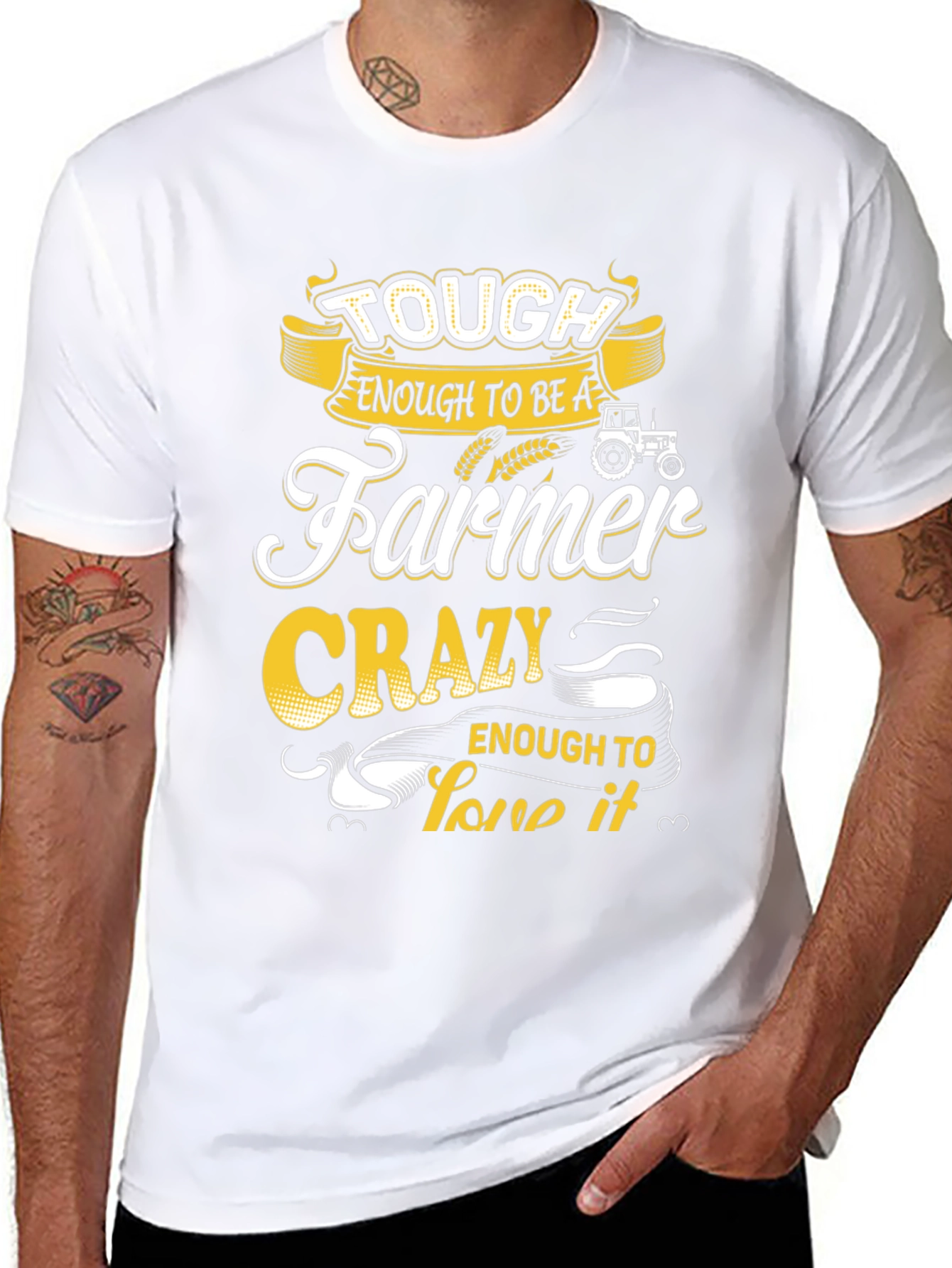 Tough Enough Farmer Tee - Crazy Love