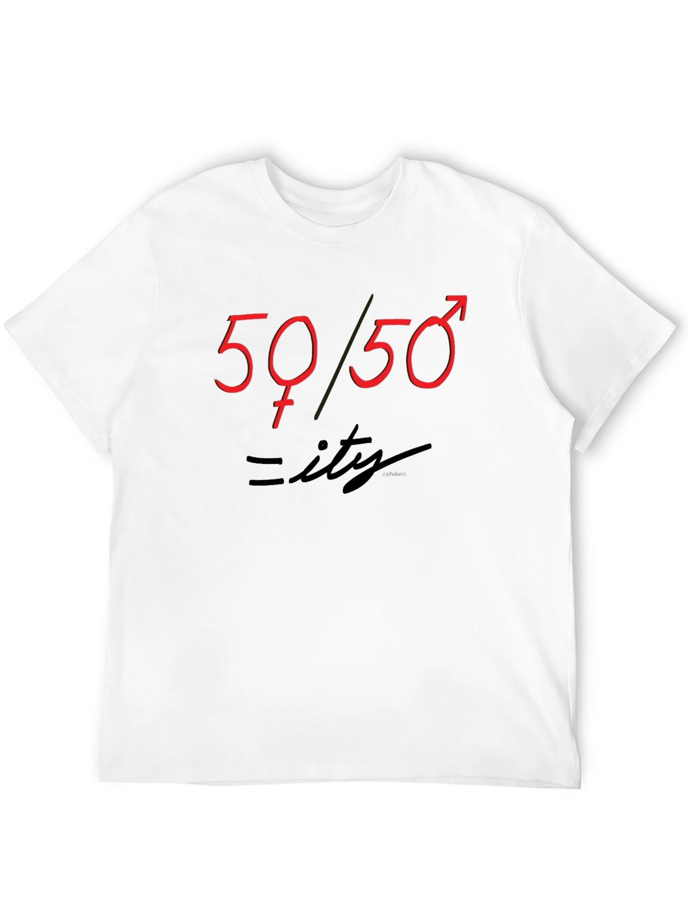 50/50 Equality T-Shirt - Mens