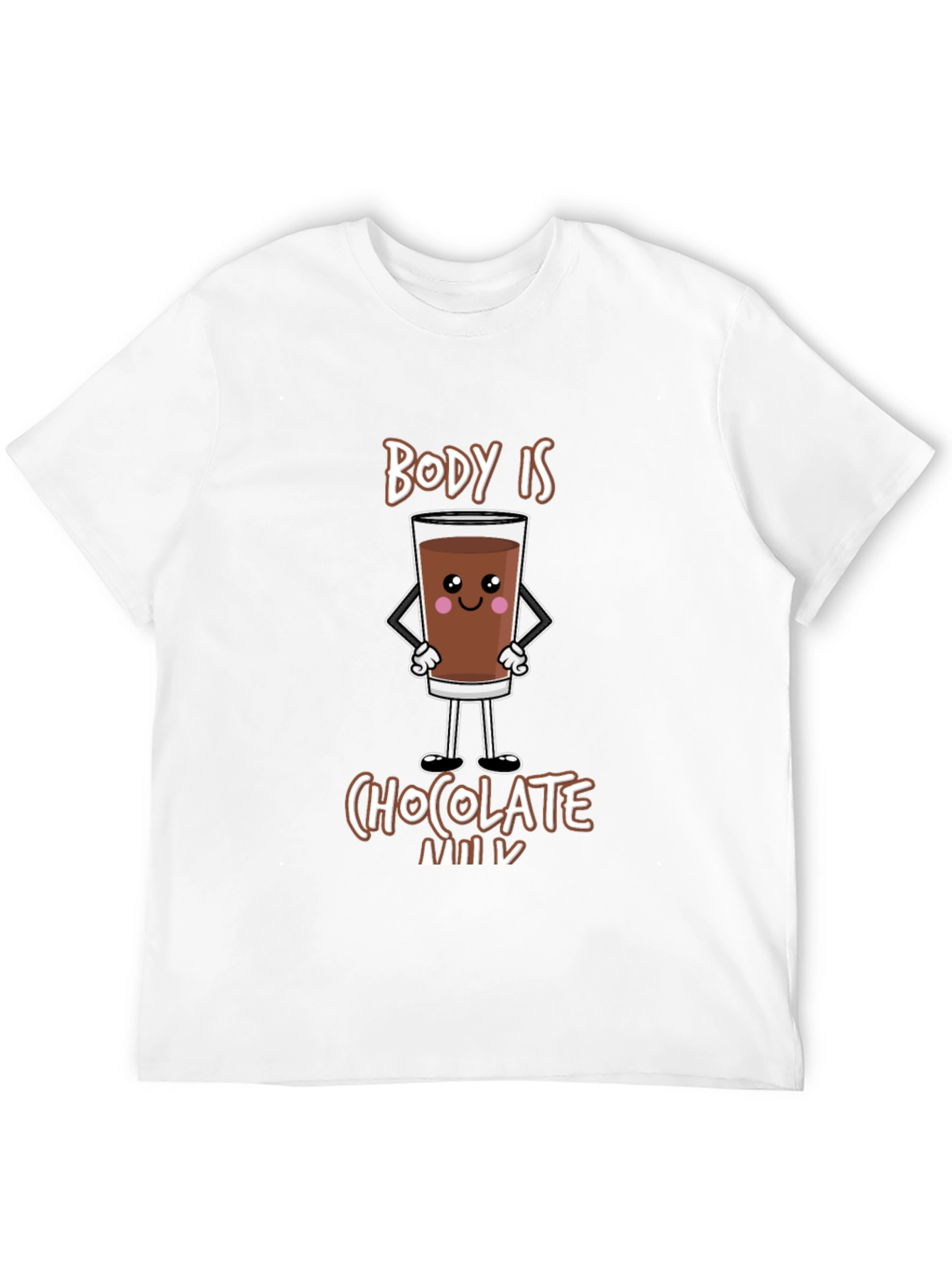 Funny Chocolate Milk Body T-Shirt - Unisex Tee