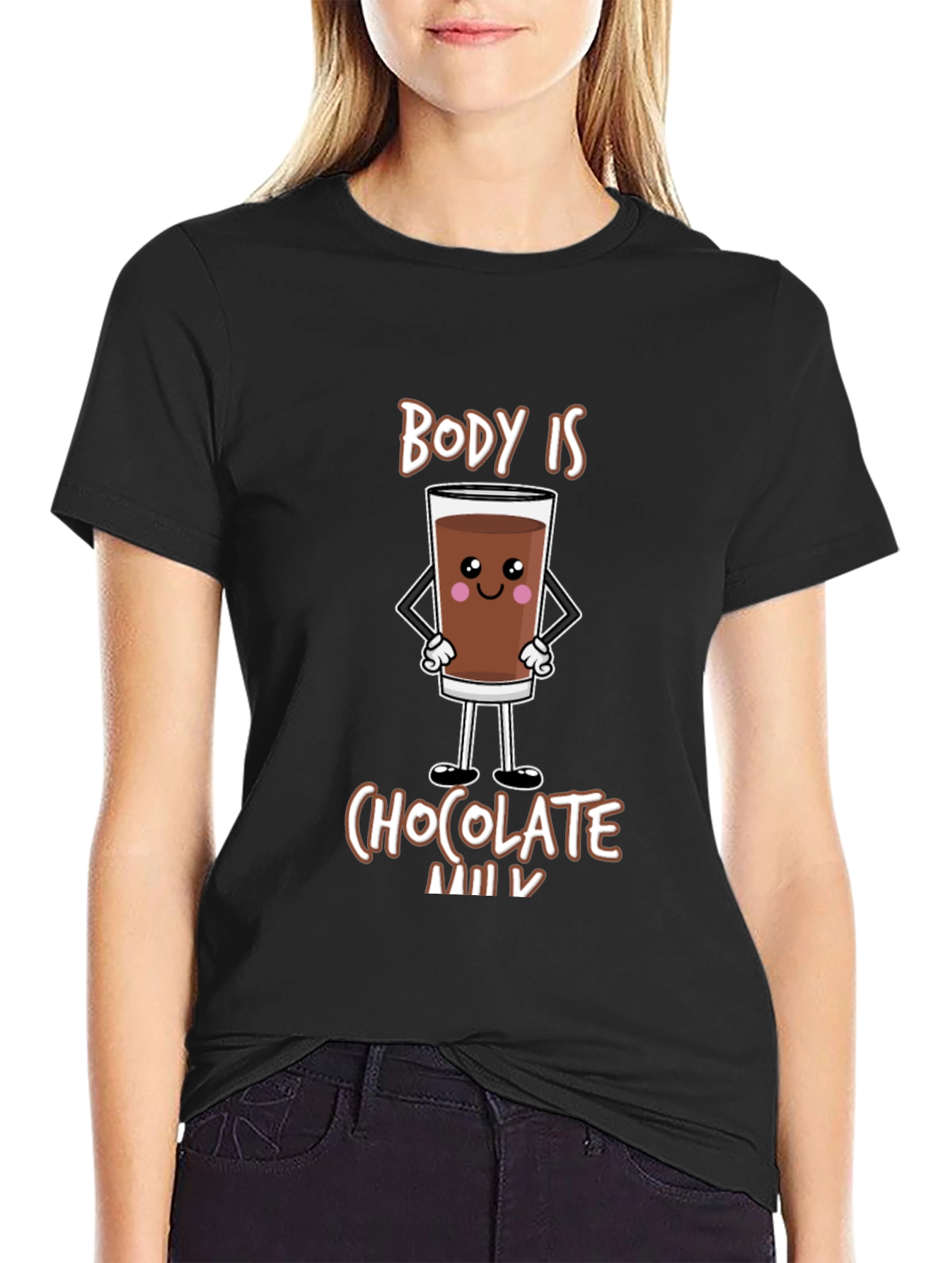 Funny Chocolate Milk Body T-Shirt - Unisex Tee