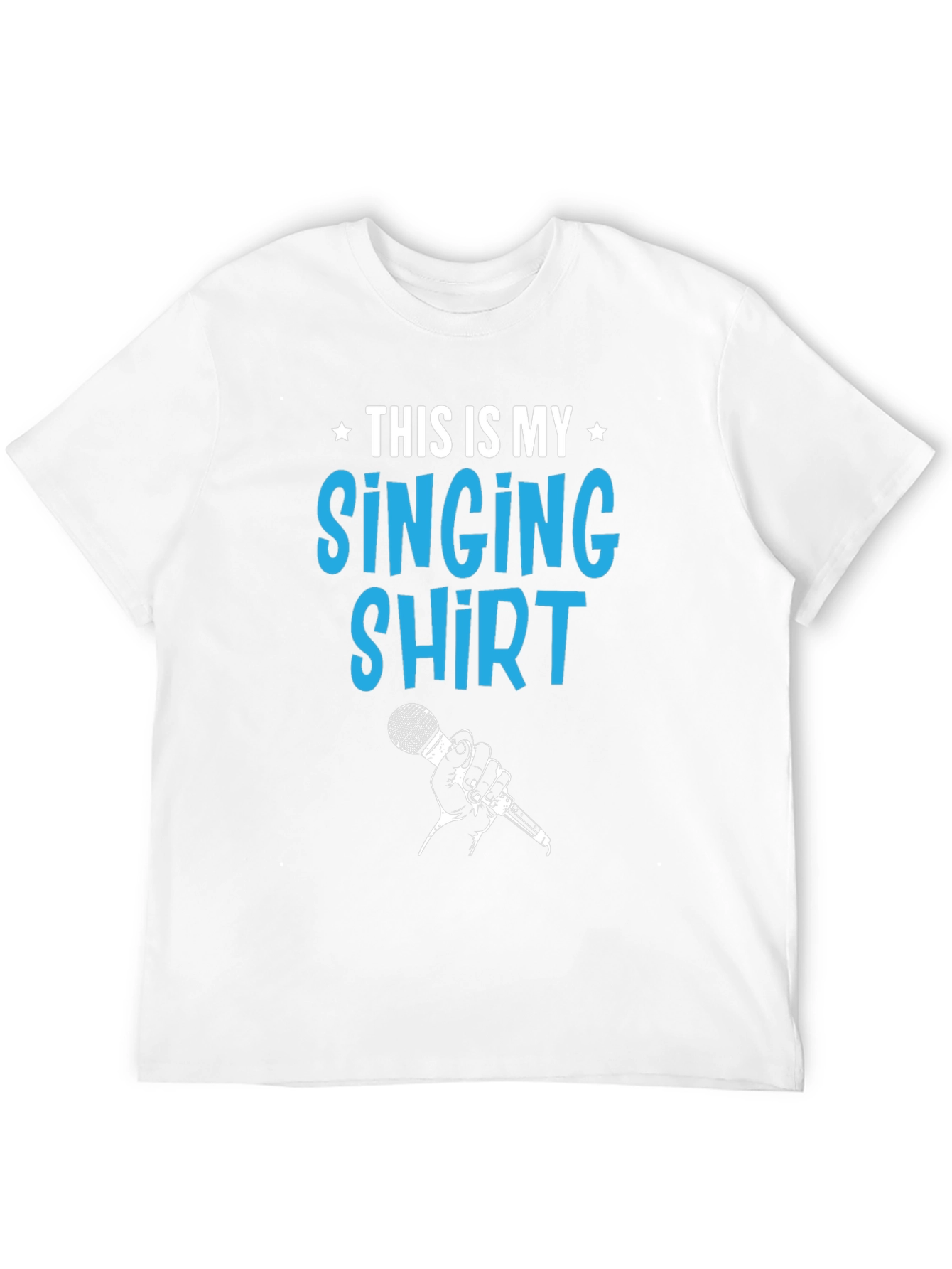 This is My Singing Shirt - Black Graphic Tee