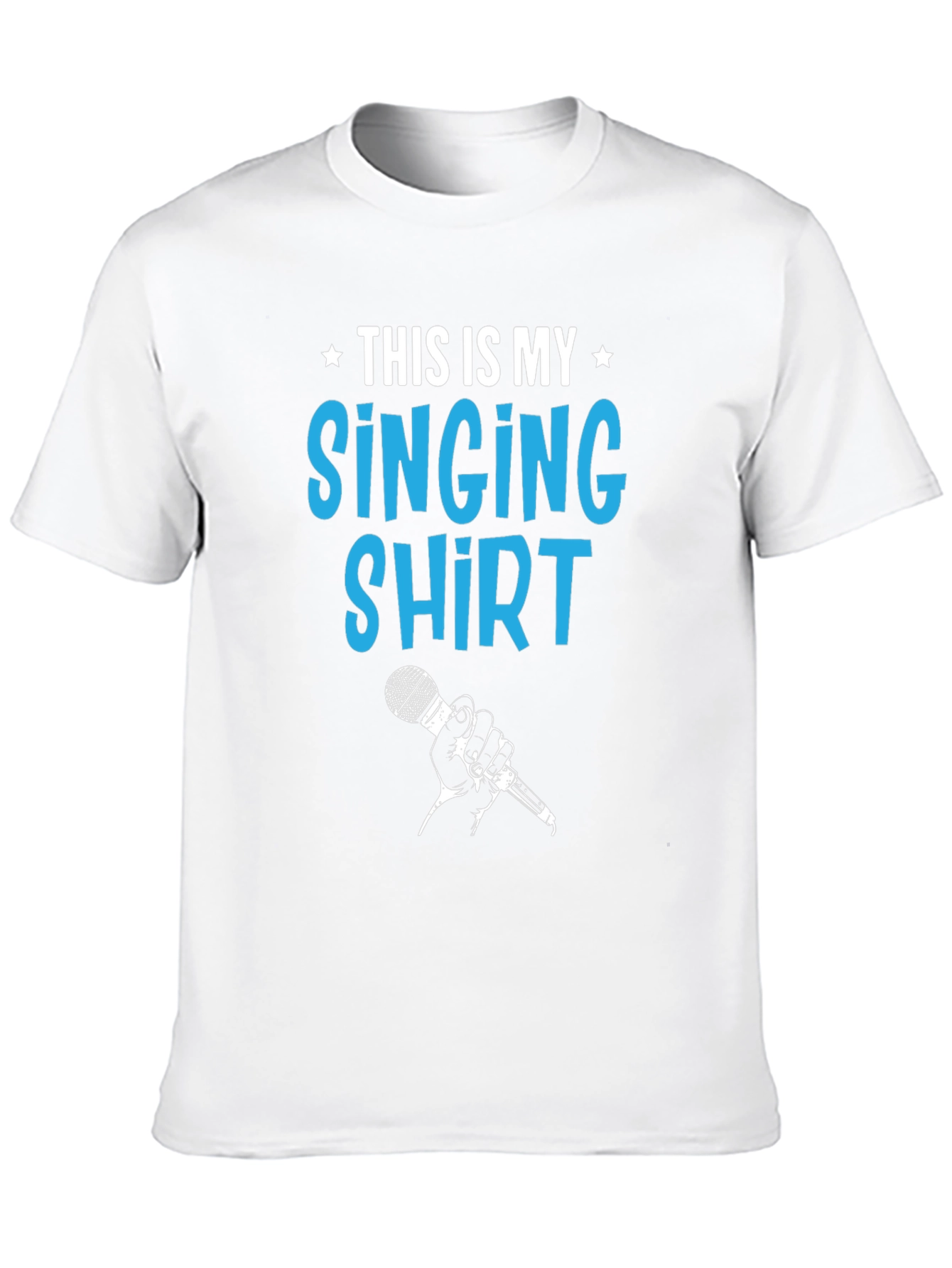 This is My Singing Shirt - Black Graphic Tee