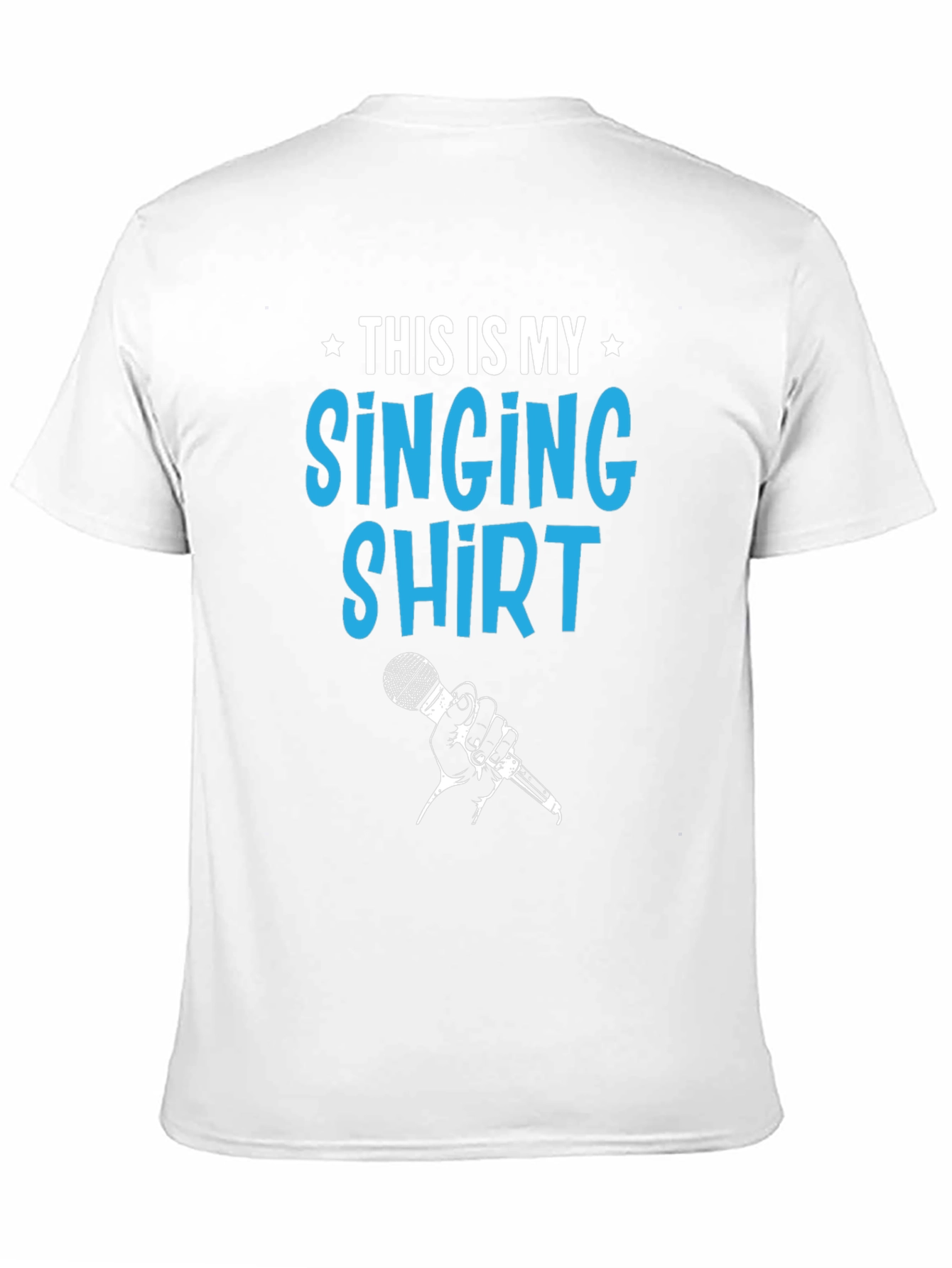 This is My Singing Shirt - Black Graphic Tee