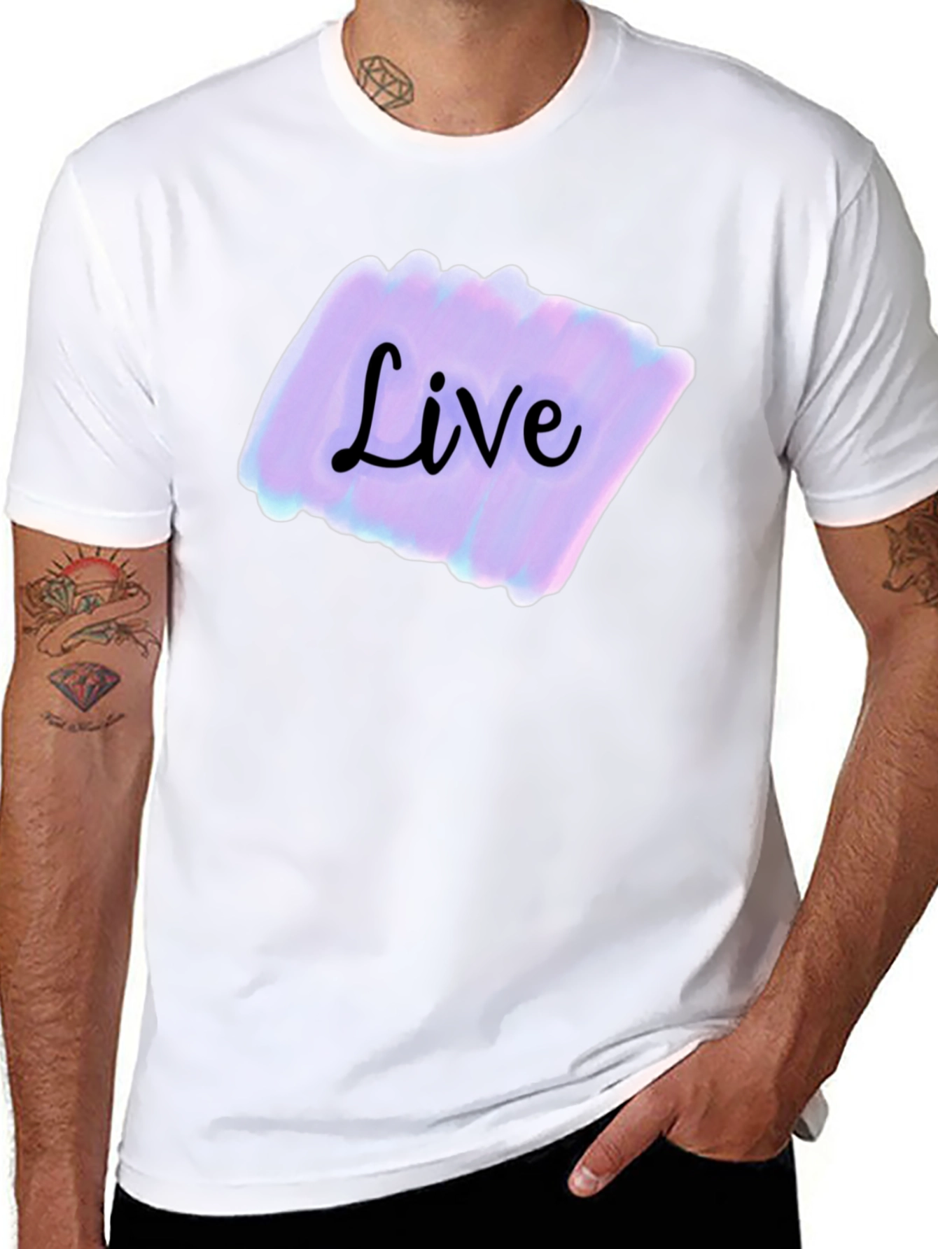 Live T-Shirt - Black - Graphic Tee