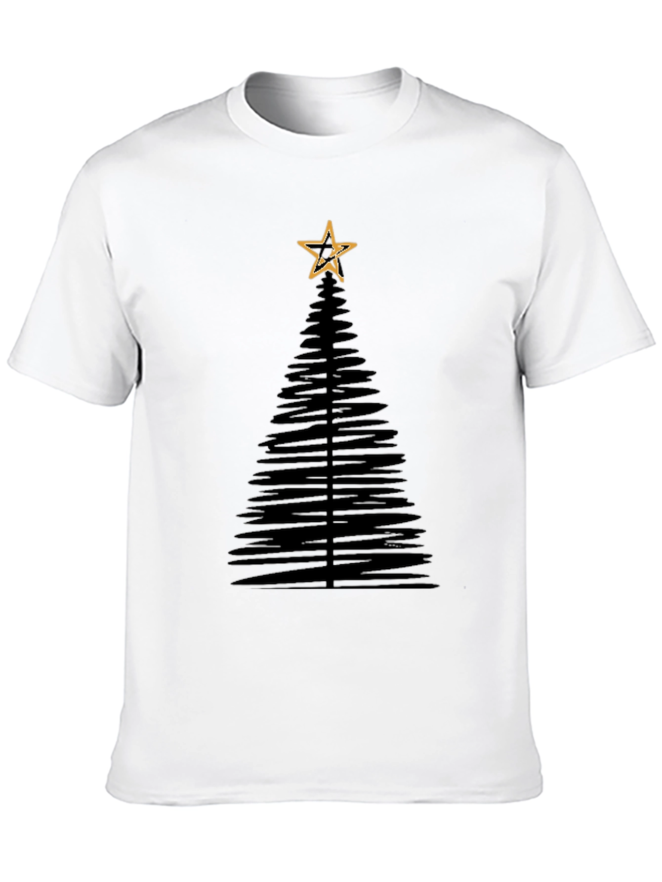 Christmas Tree Graphic Tee - Holiday Style