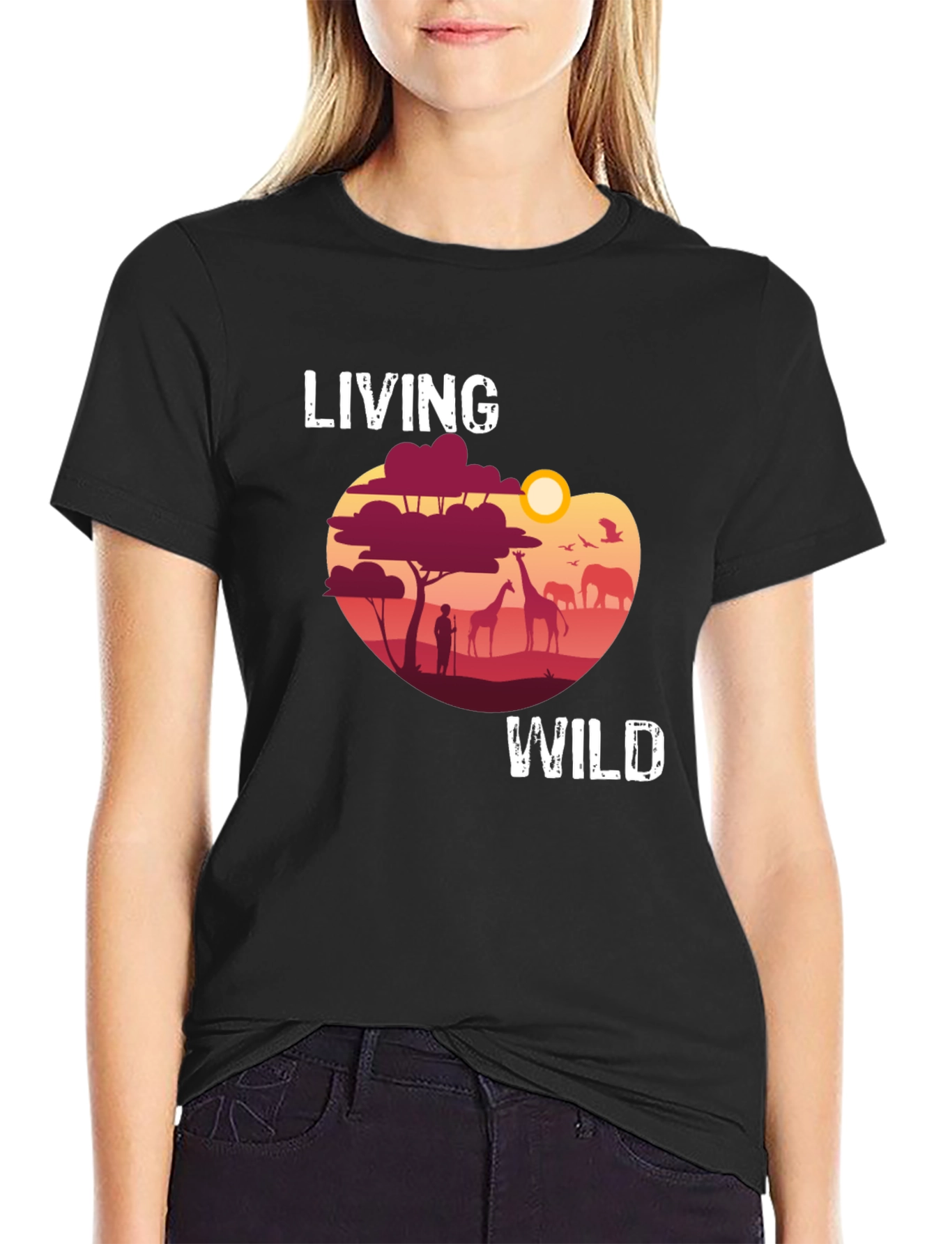 Living Wild Graphic T-Shirt - Safari Adventure