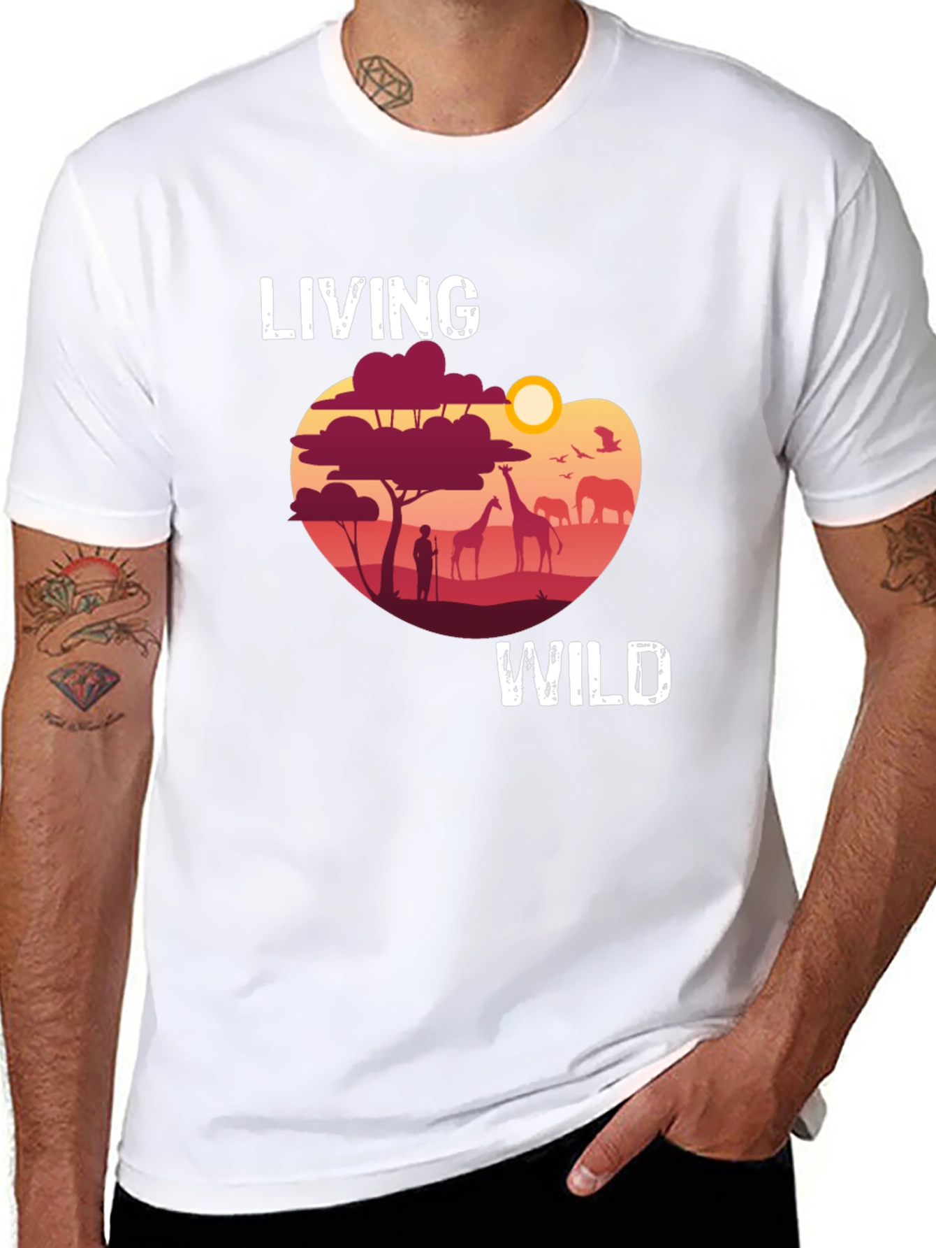 Living Wild Graphic T-Shirt - Safari Adventure