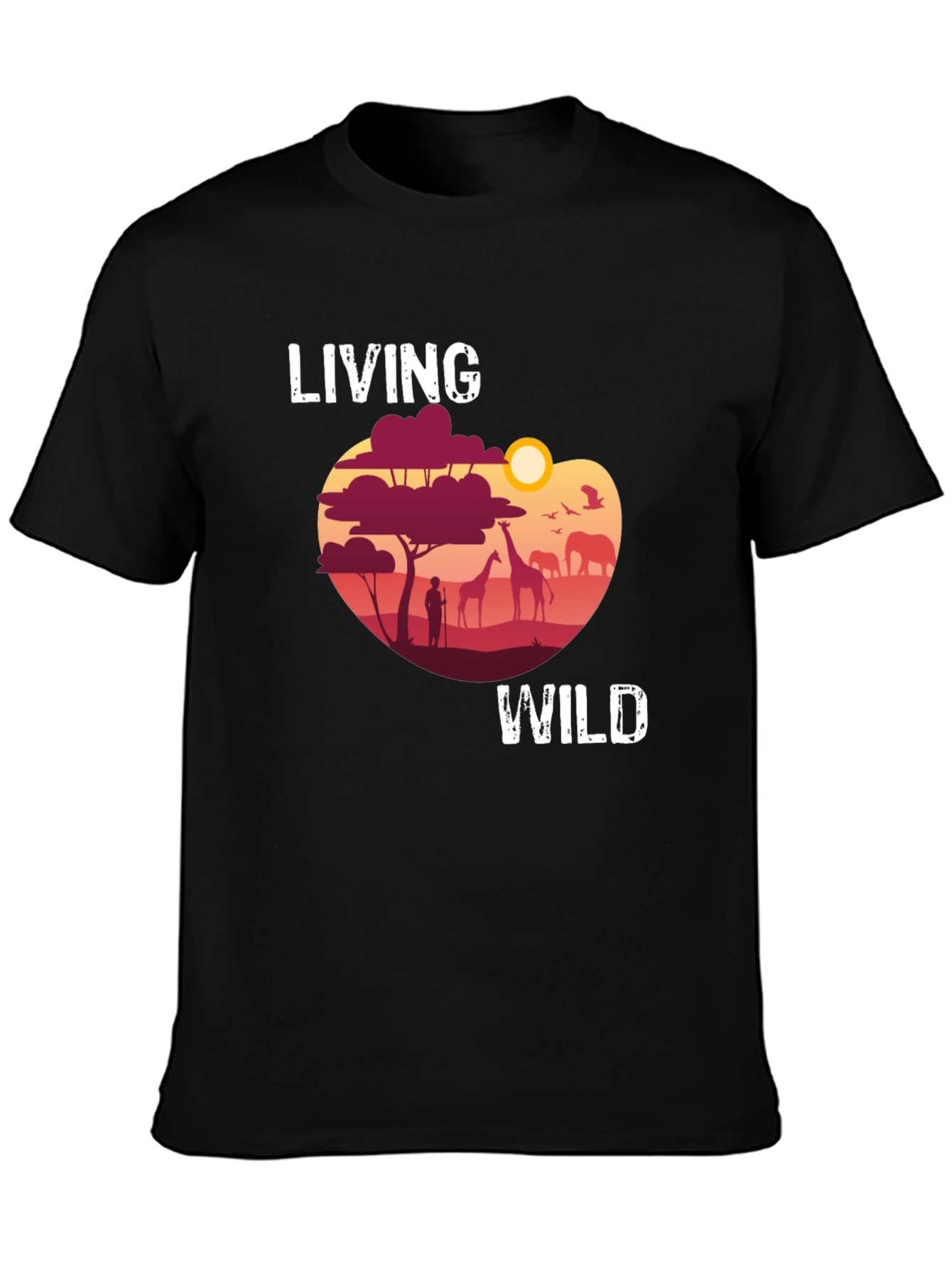 Living Wild Graphic T-Shirt - Safari Adventure