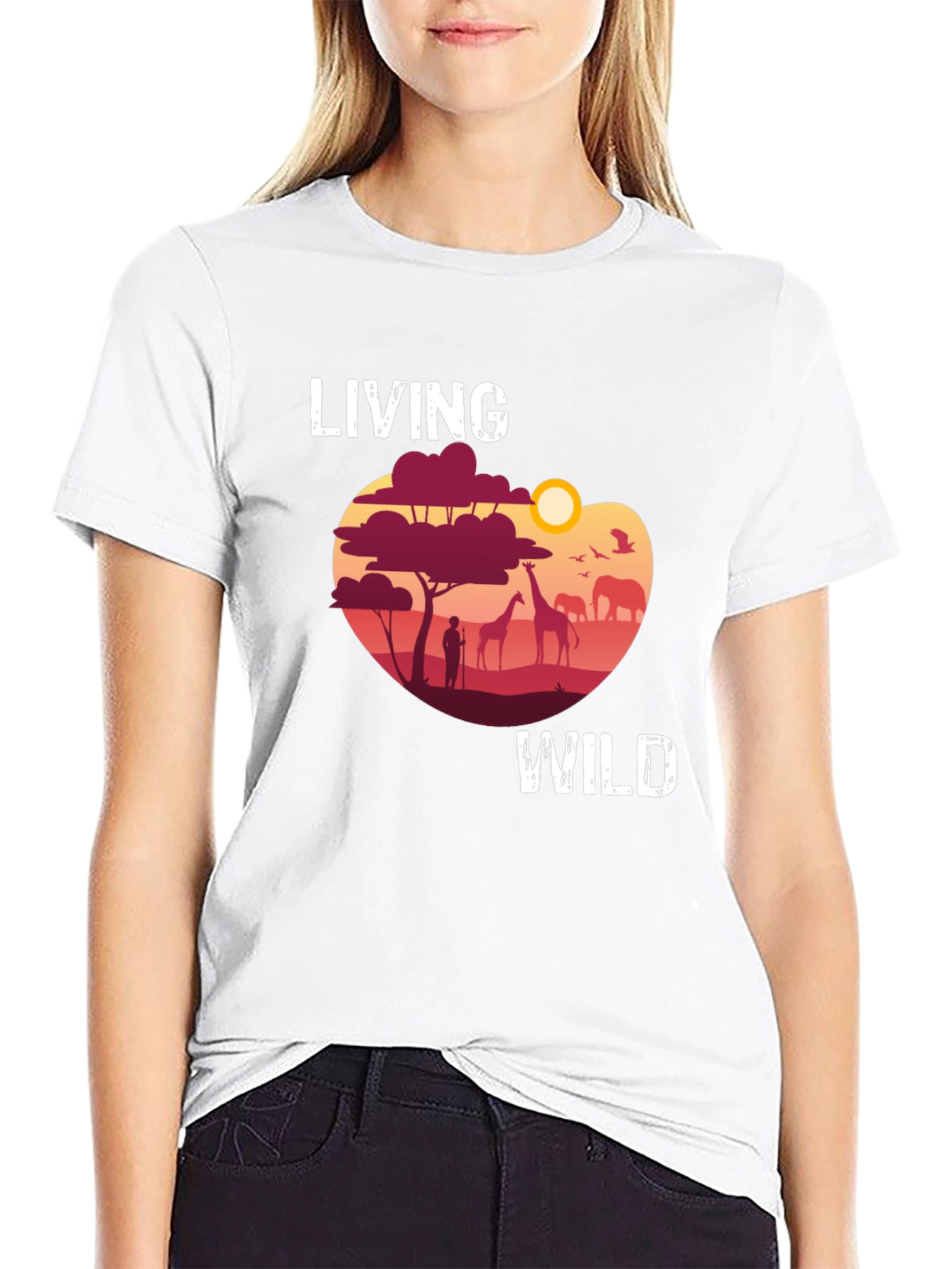 Living Wild Graphic T-Shirt - Safari Adventure