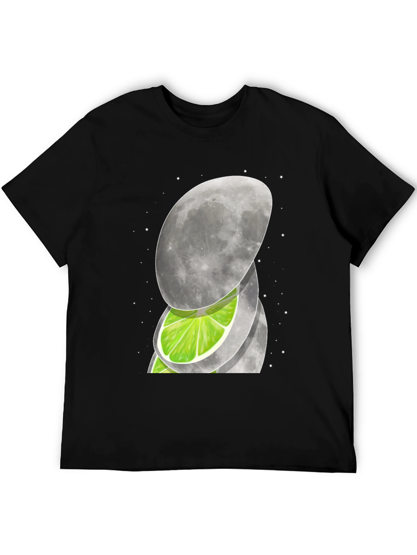 Moon & Lime Graphic T-Shirt - Unique Design