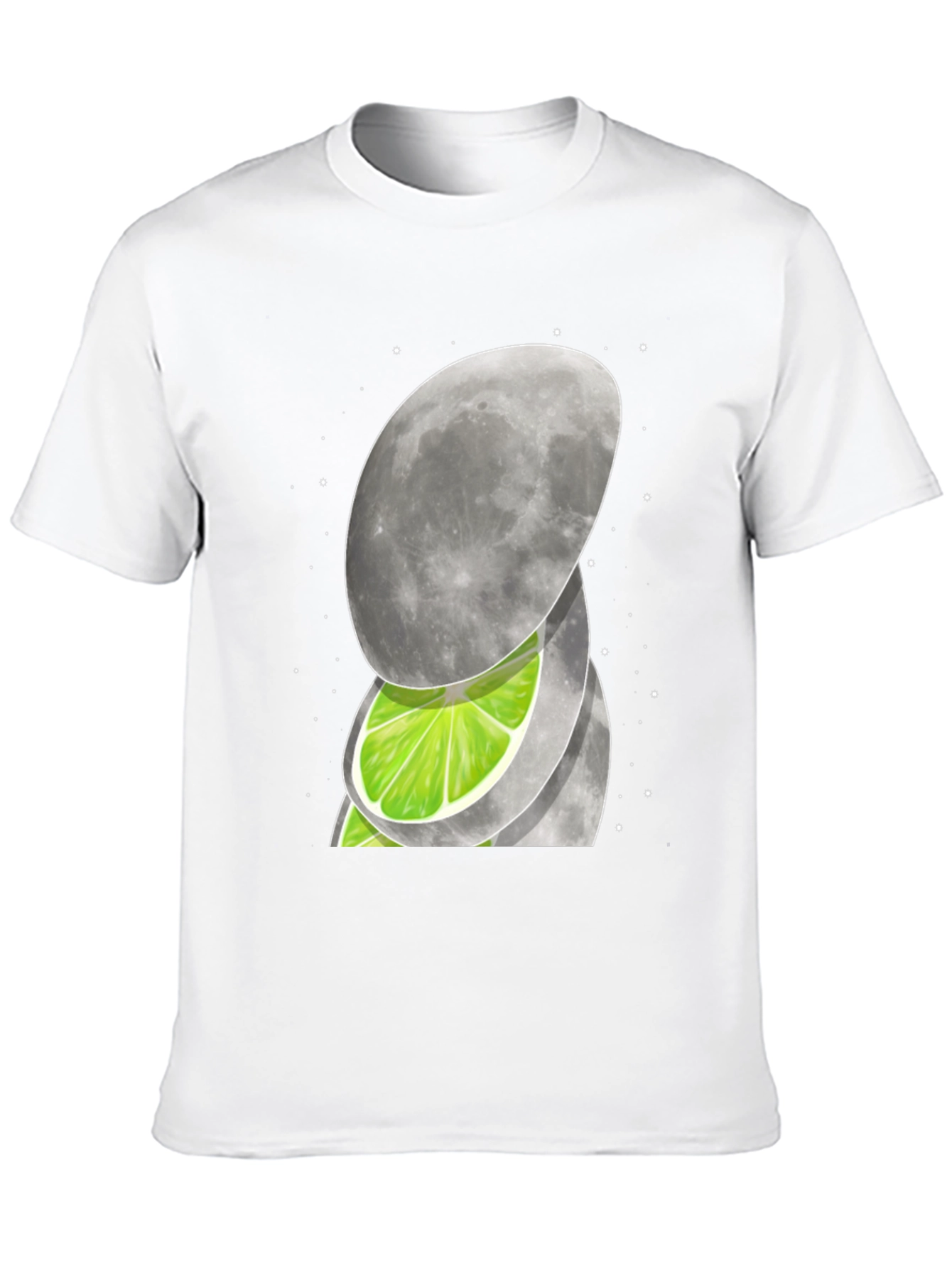 Moon & Lime Graphic T-Shirt - Unique Design