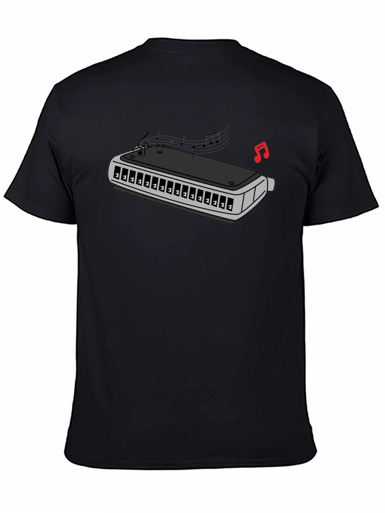Harmonica Music T-Shirt - Unique Musician Tee