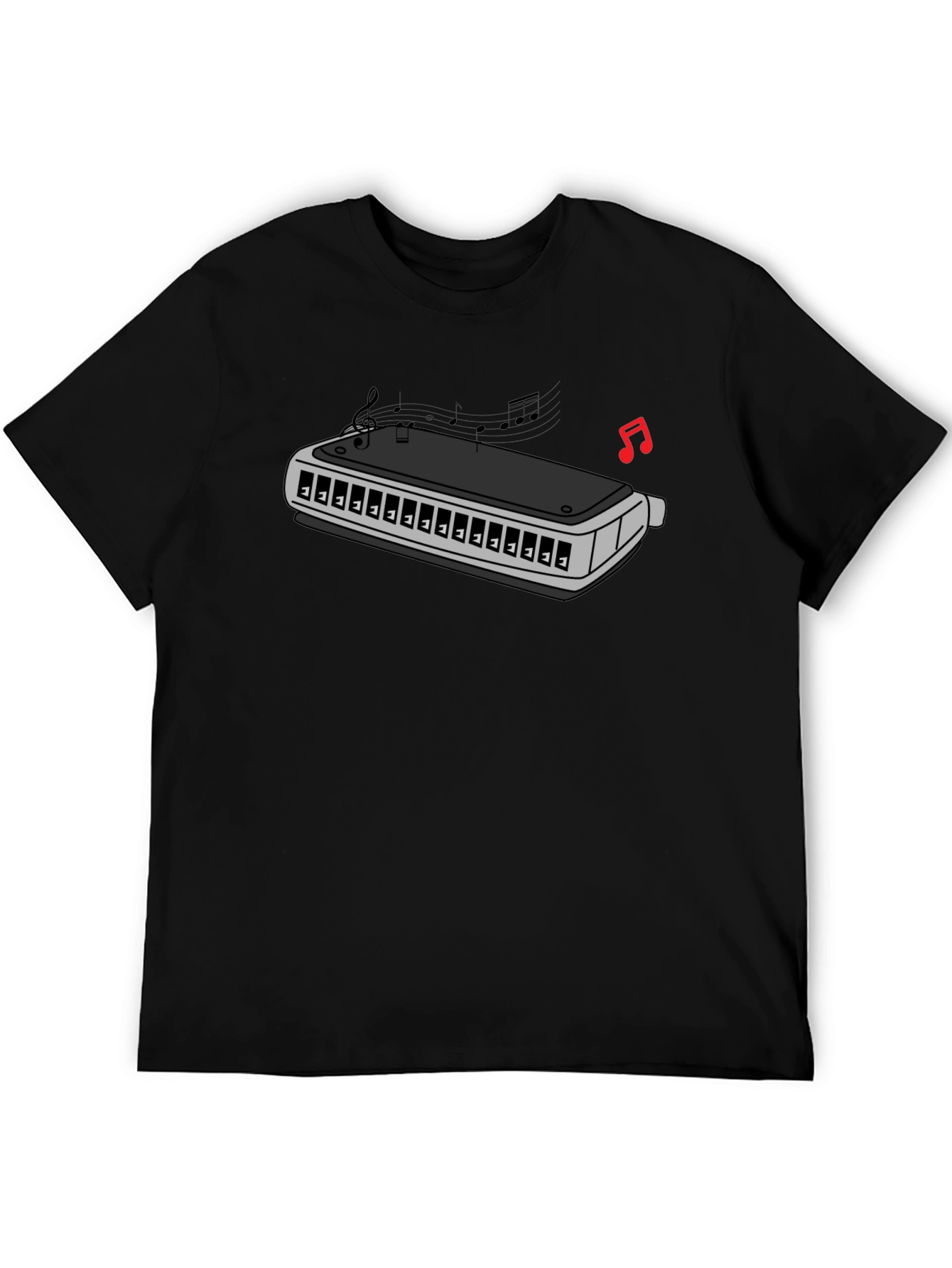 Harmonica Music T-Shirt - Unique Musician Tee