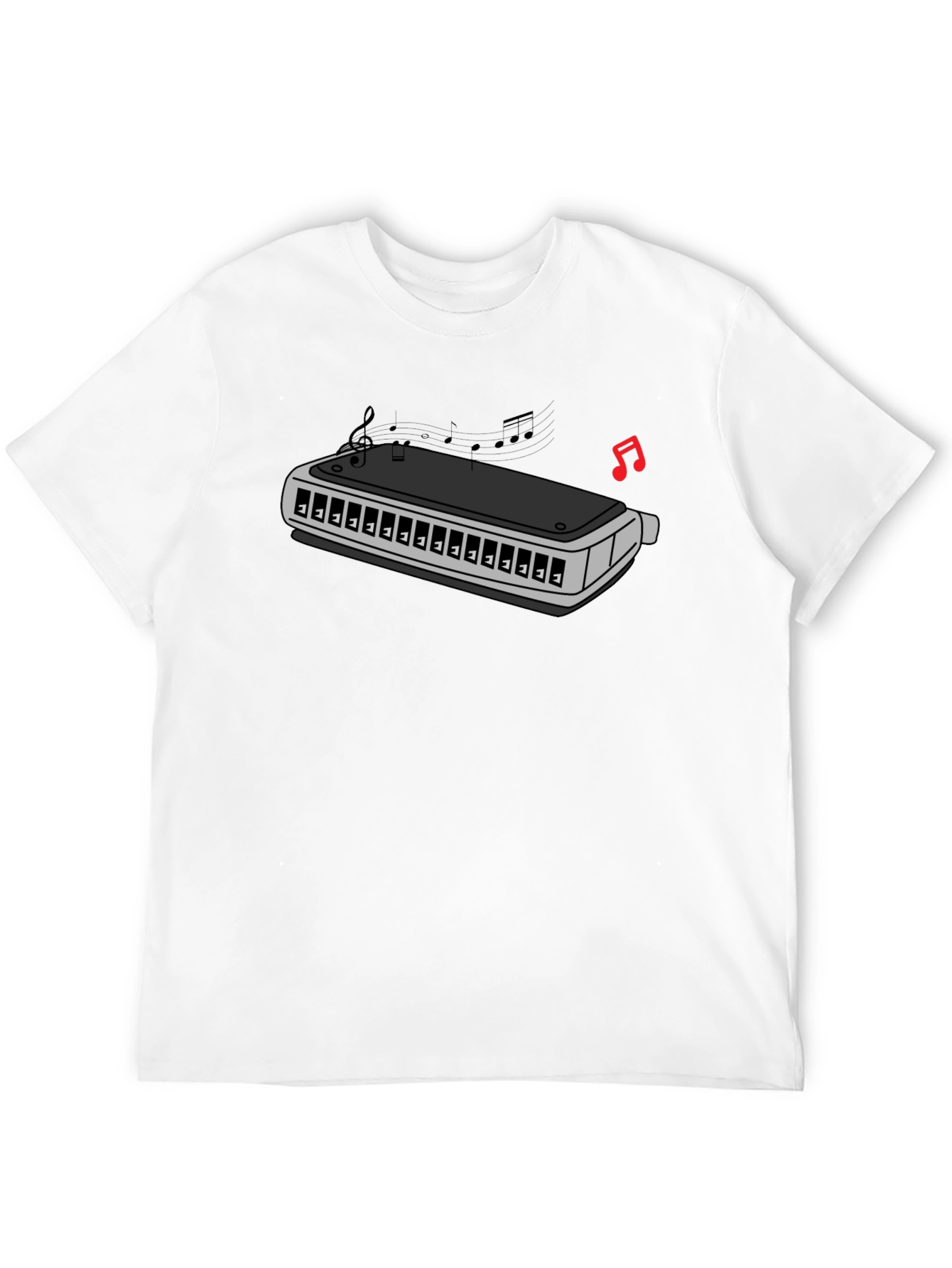 Harmonica Music T-Shirt - Unique Musician Tee