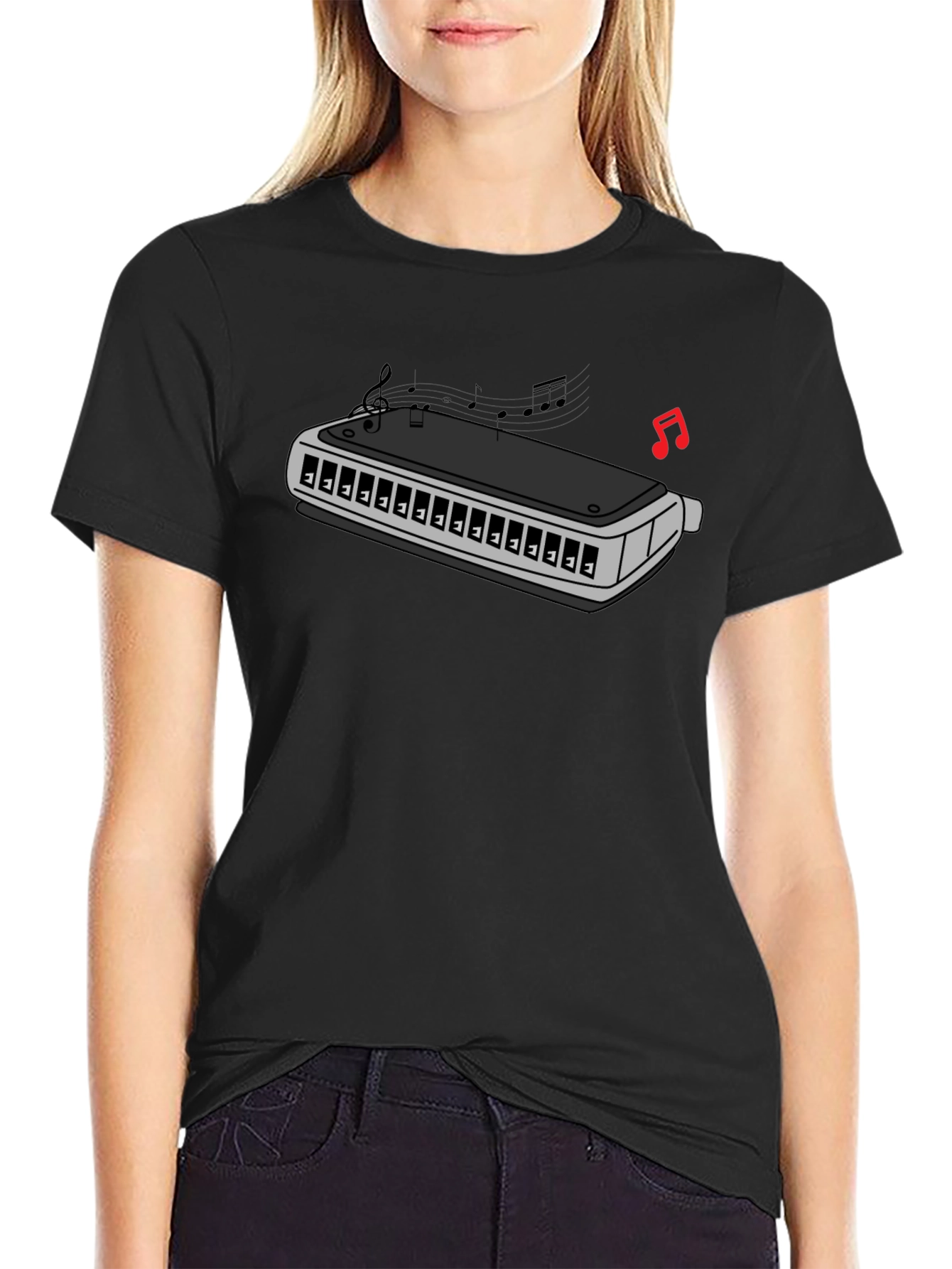 Harmonica Music T-Shirt - Unique Musician Tee
