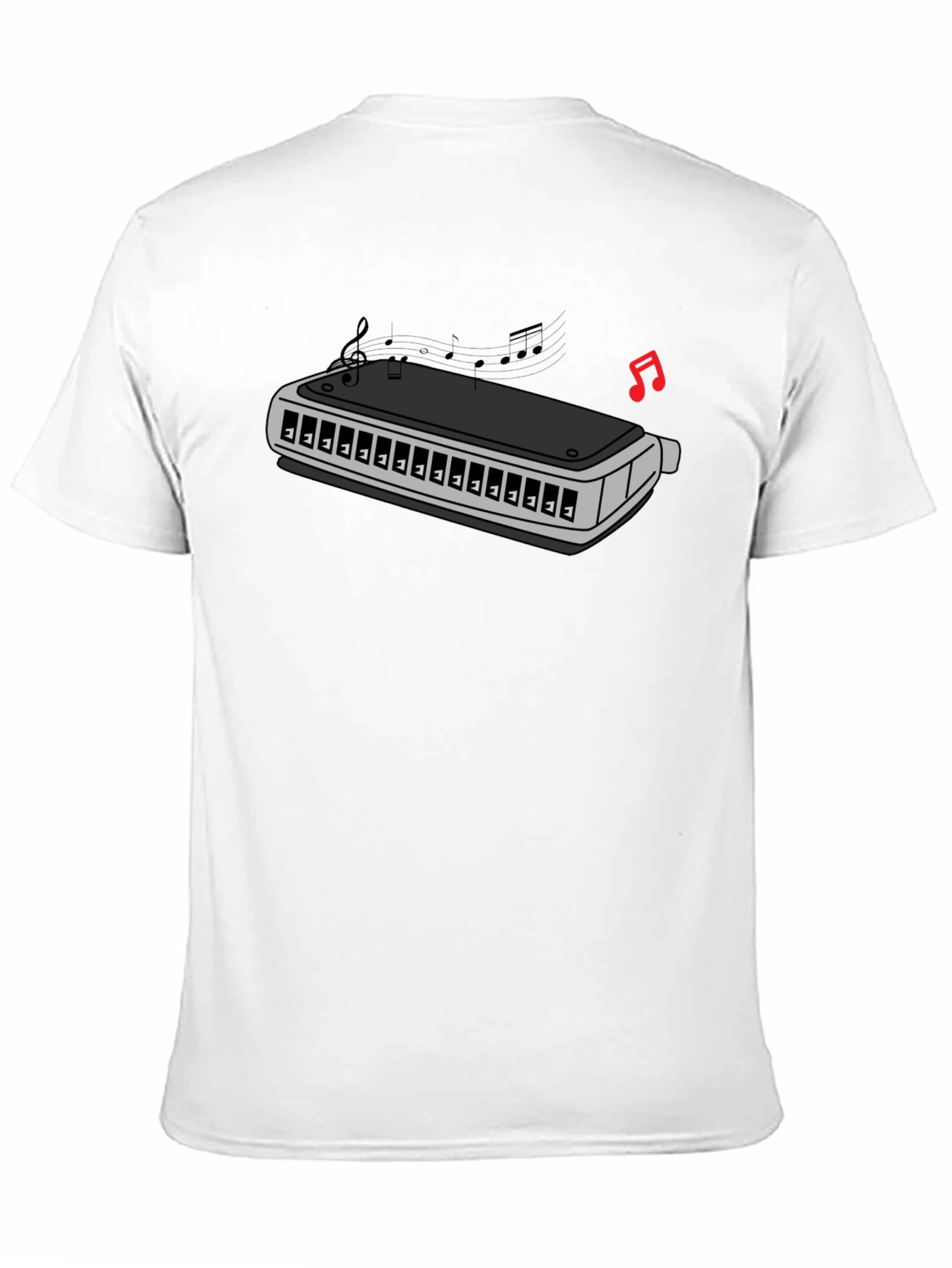 Harmonica Music T-Shirt - Unique Musician Tee