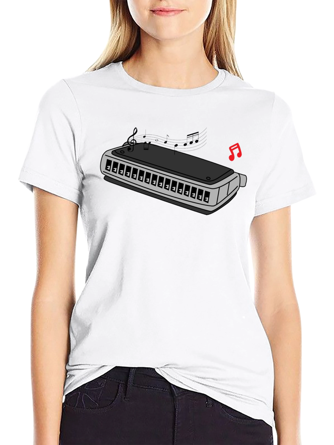 Harmonica Music T-Shirt - Unique Musician Tee