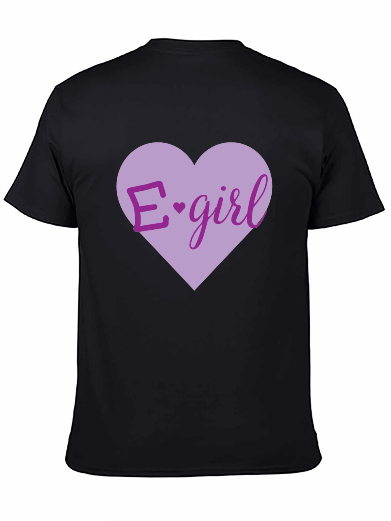 E-girl Heart T-Shirt - Black