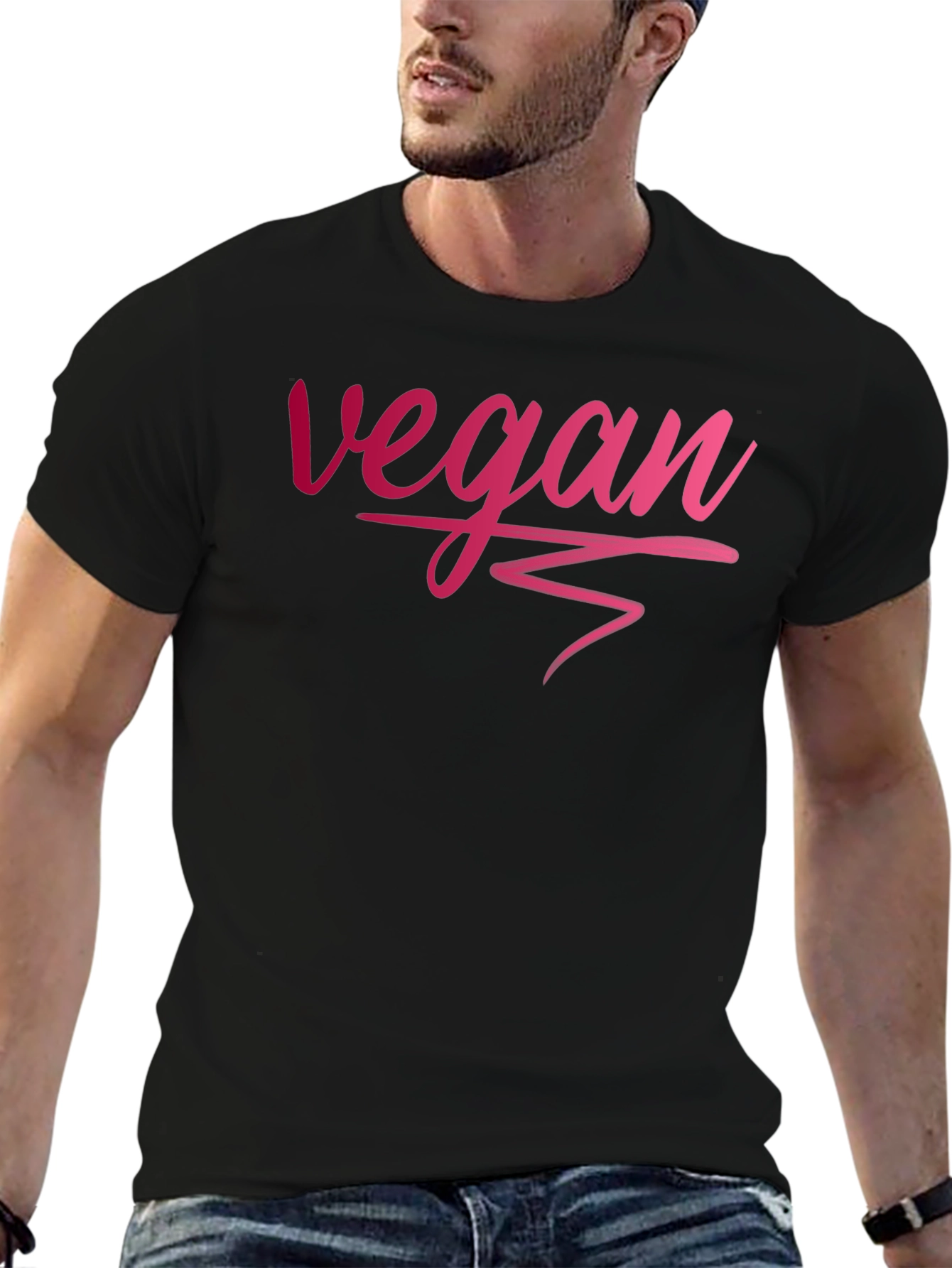 Vegan Graphic Tee - Stylish & Sustainable