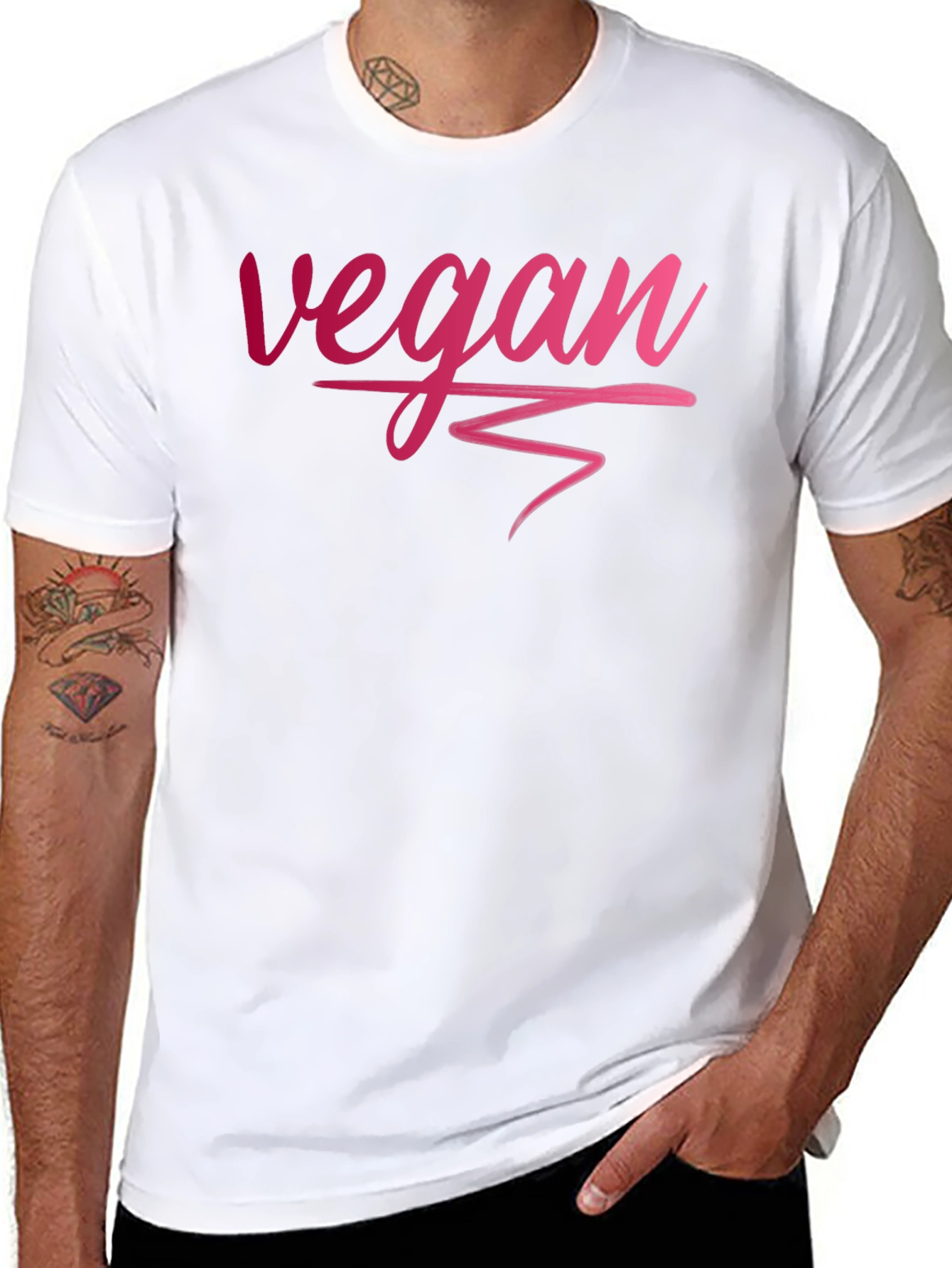 Vegan Graphic Tee - Stylish & Sustainable