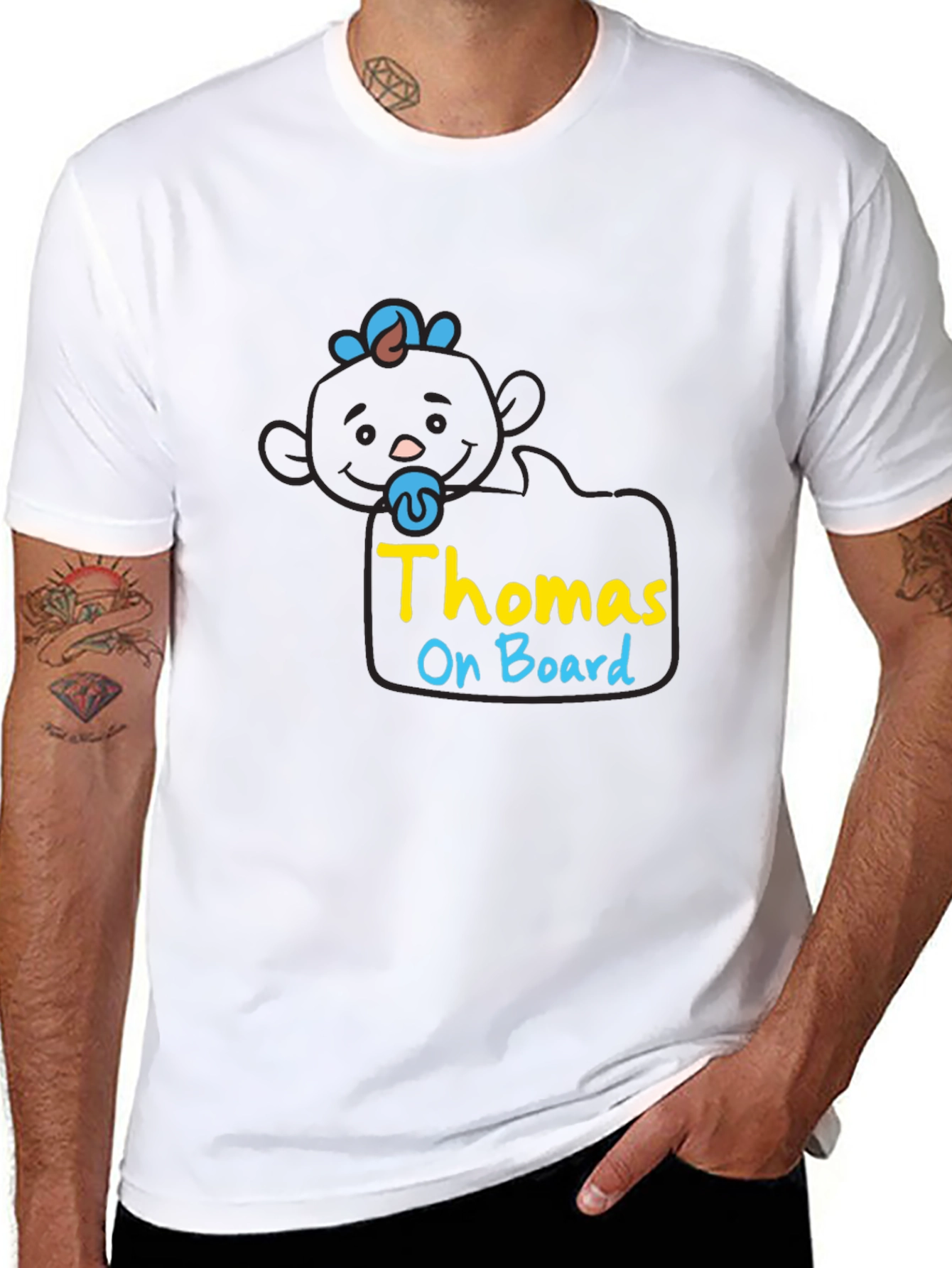 Thomas On Board Baby Graphic T-Shirt
