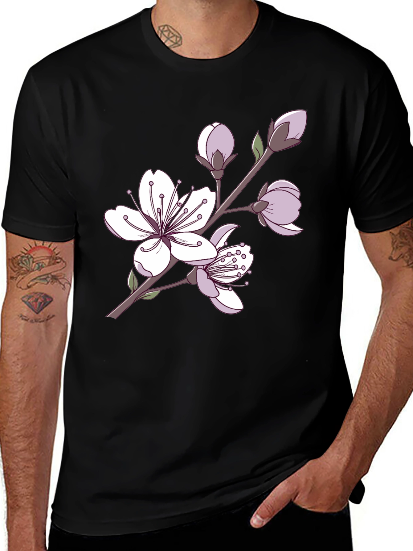 Blossom Graphic Tee - Casual Style