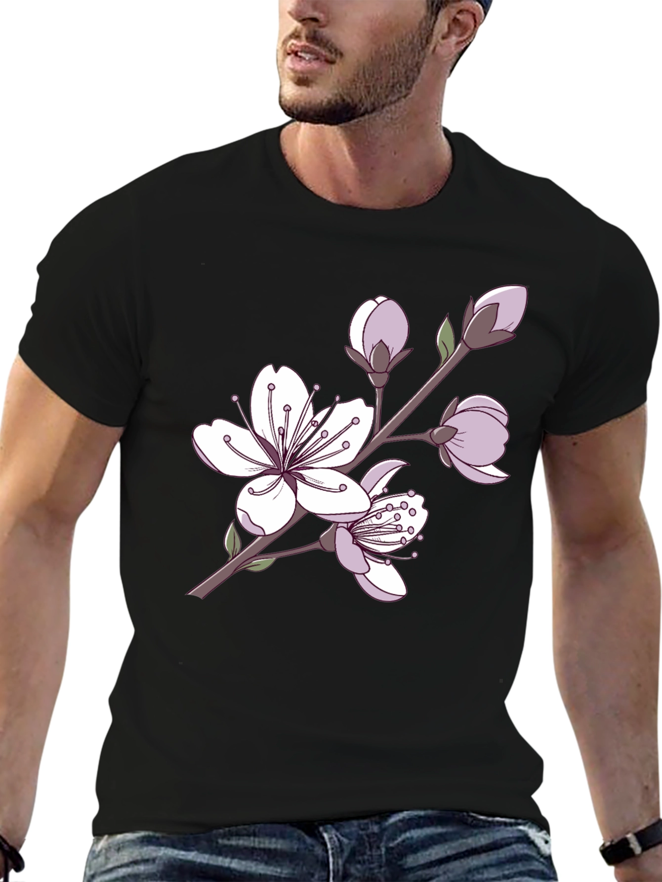Blossom Graphic Tee - Casual Style