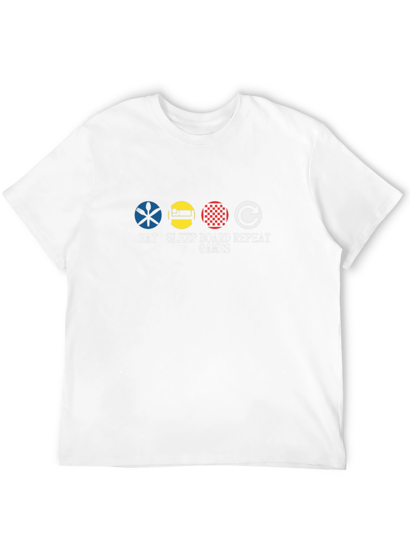 Eat Sleep Board Games Repeat T-Shirt
