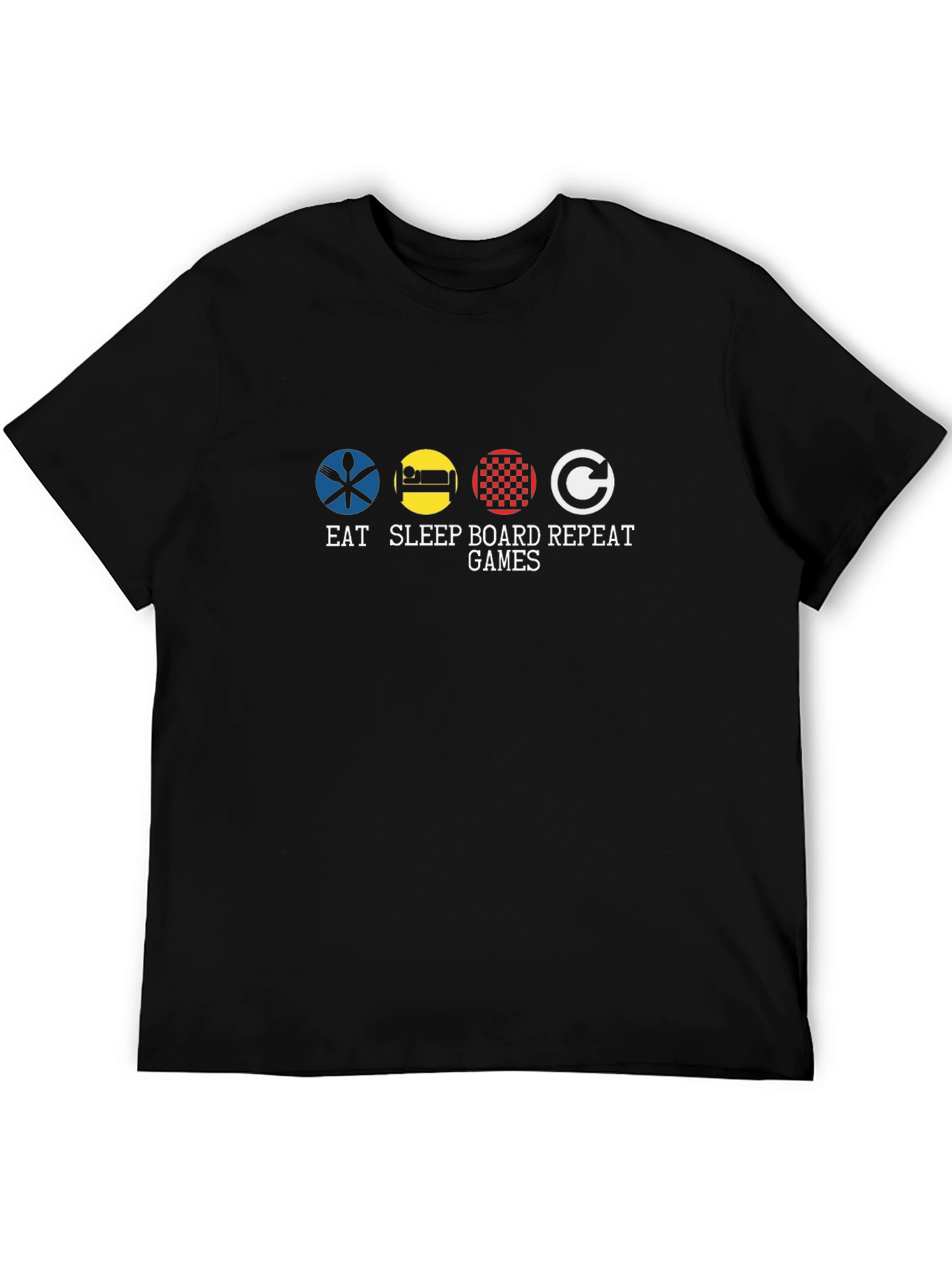 Eat Sleep Board Games Repeat T-Shirt