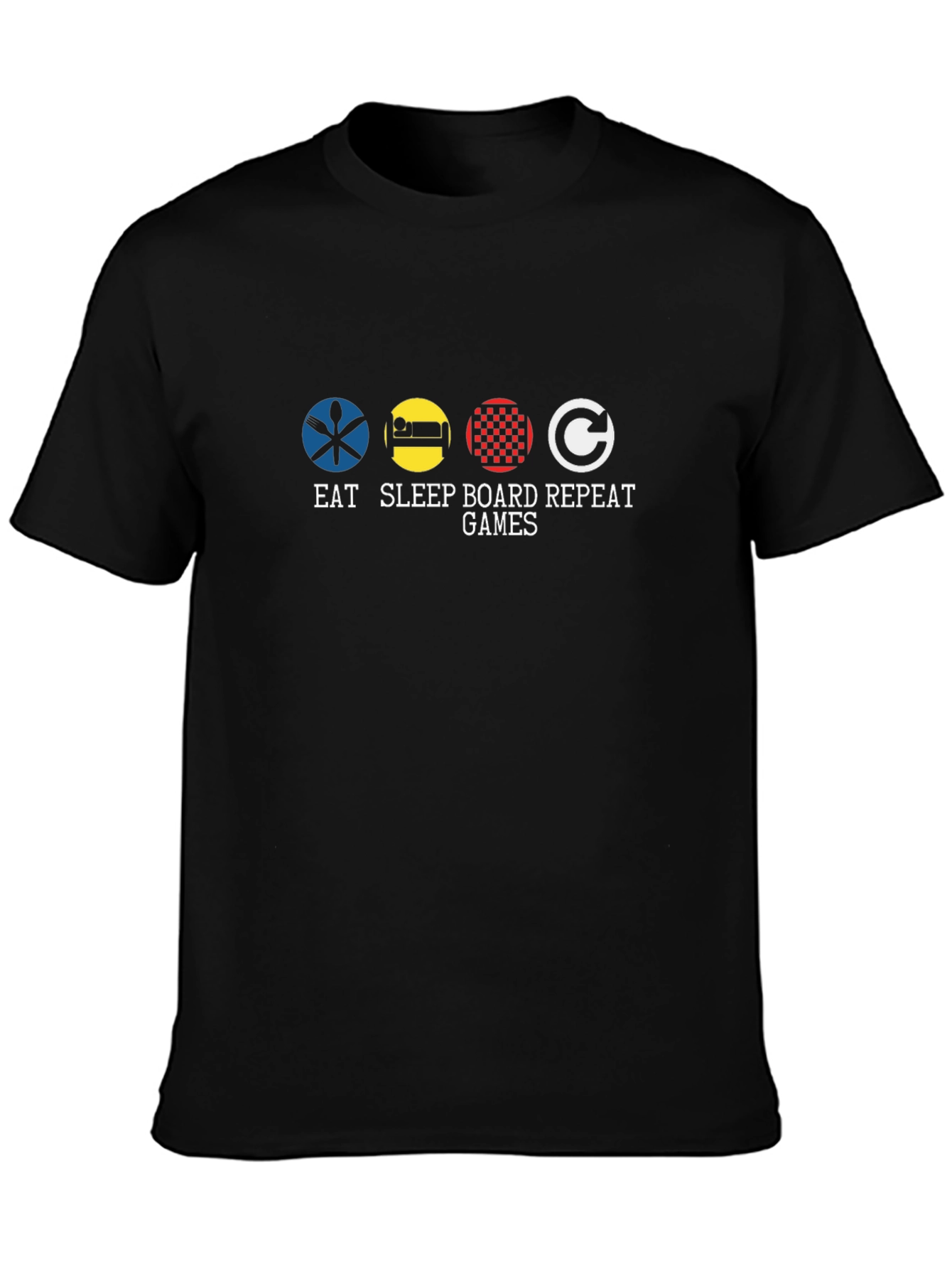 Eat Sleep Board Games Repeat T-Shirt