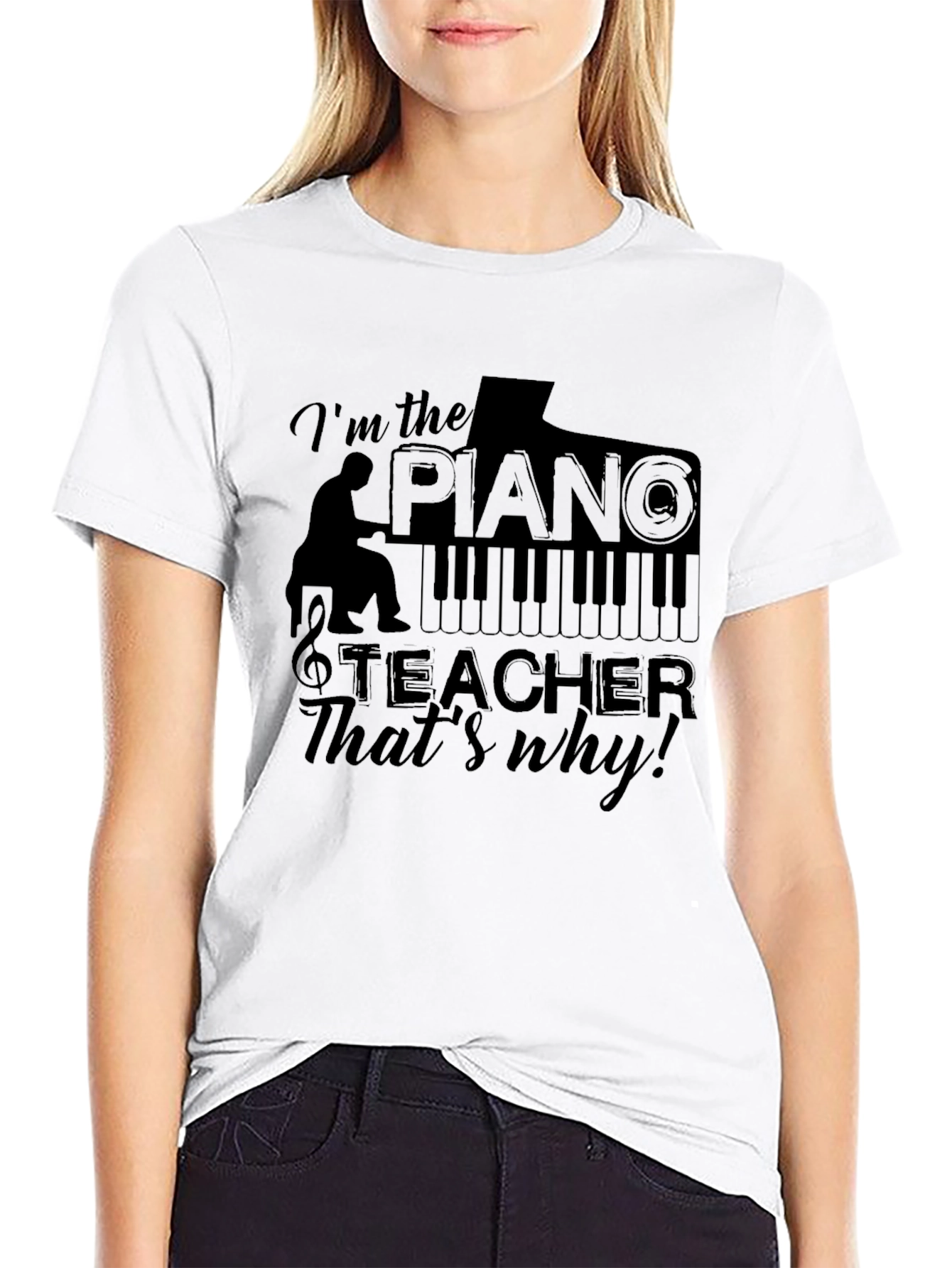 Im the Piano Teacher T-Shirt - Music Lover Tee