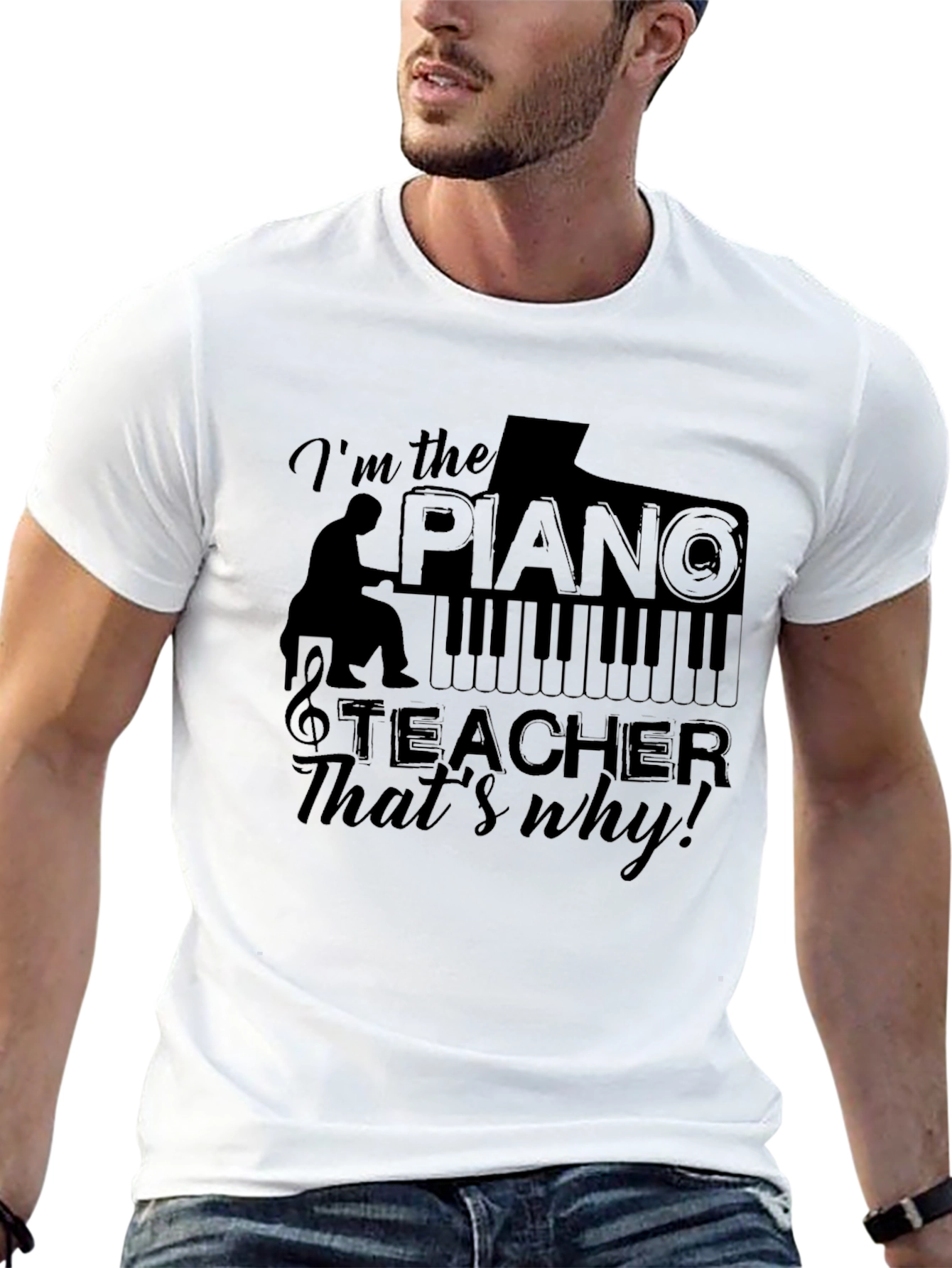 Im the Piano Teacher T-Shirt - Music Lover Tee