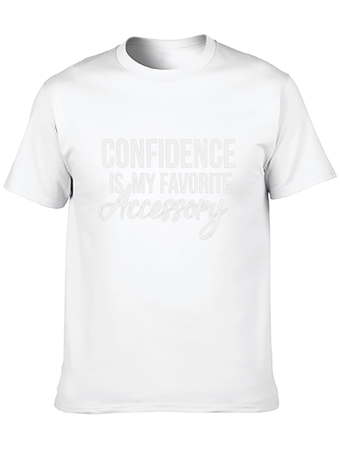 Confidence is My Favorite Accessory Black T-Shirt