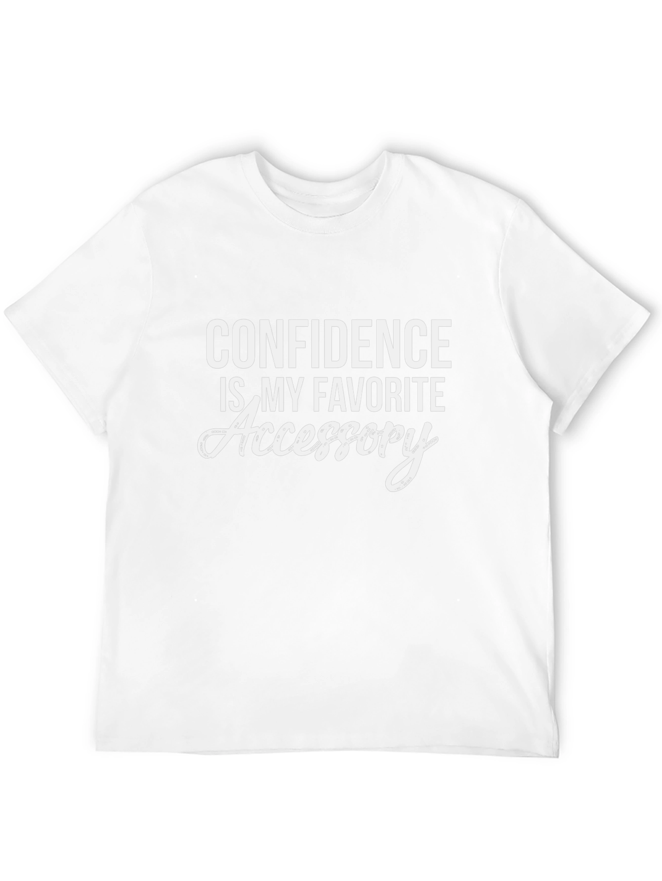 Confidence is My Favorite Accessory Black T-Shirt