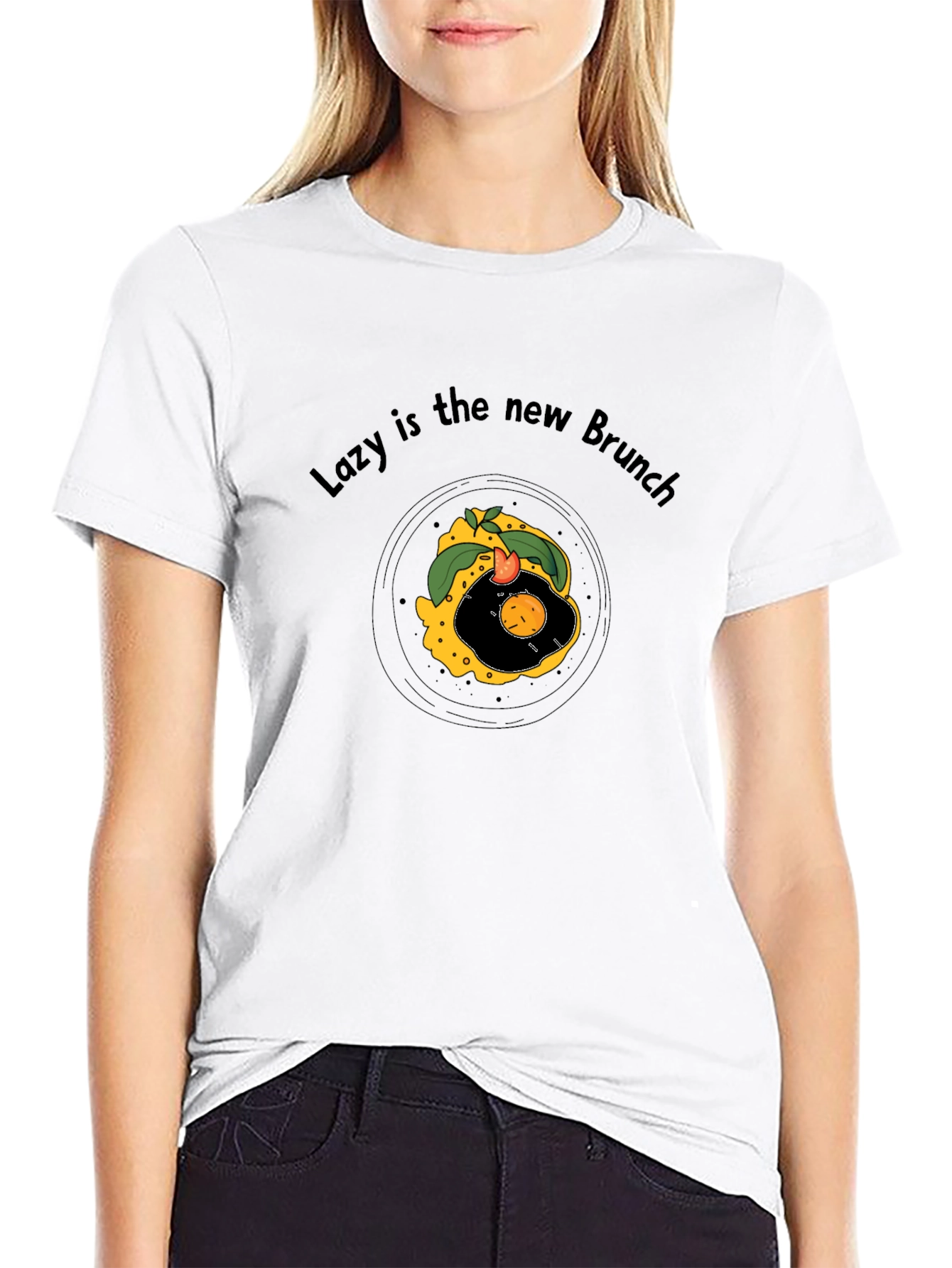 Lazy is the New Brunch Graphic T-Shirt