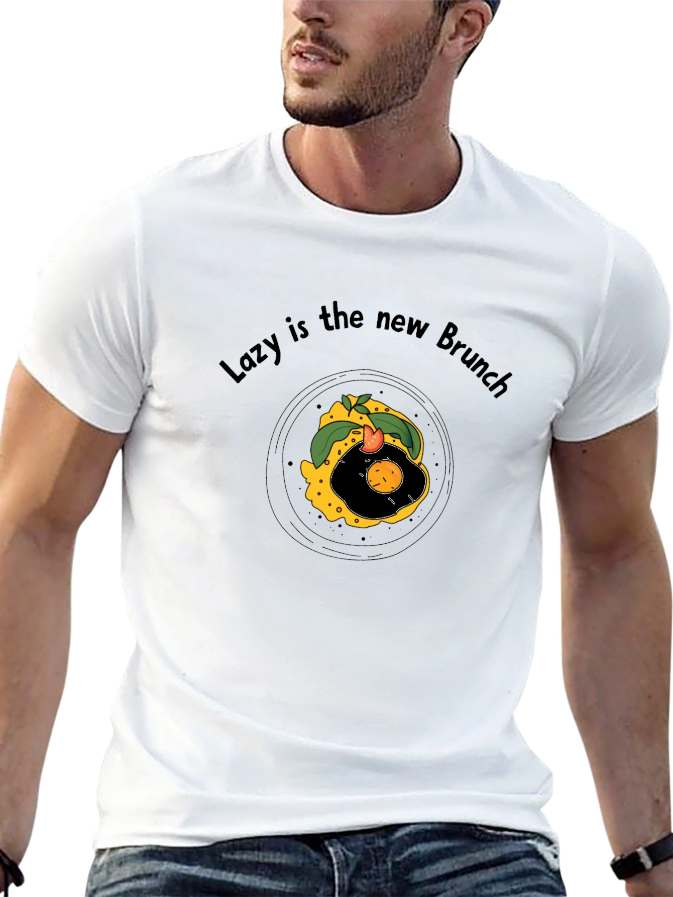 Lazy is the New Brunch Graphic T-Shirt