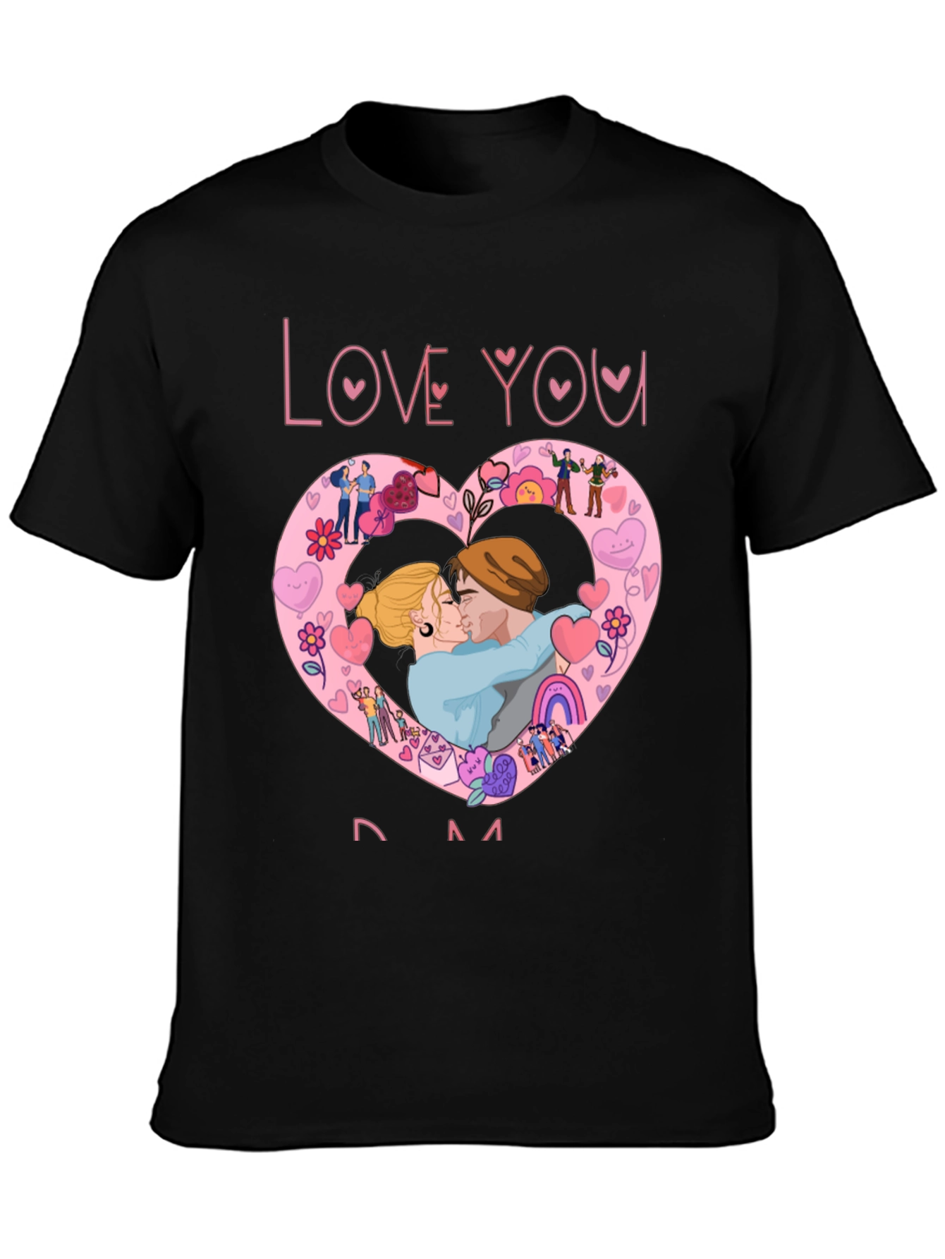 Love You Mom Graphic T-Shirt