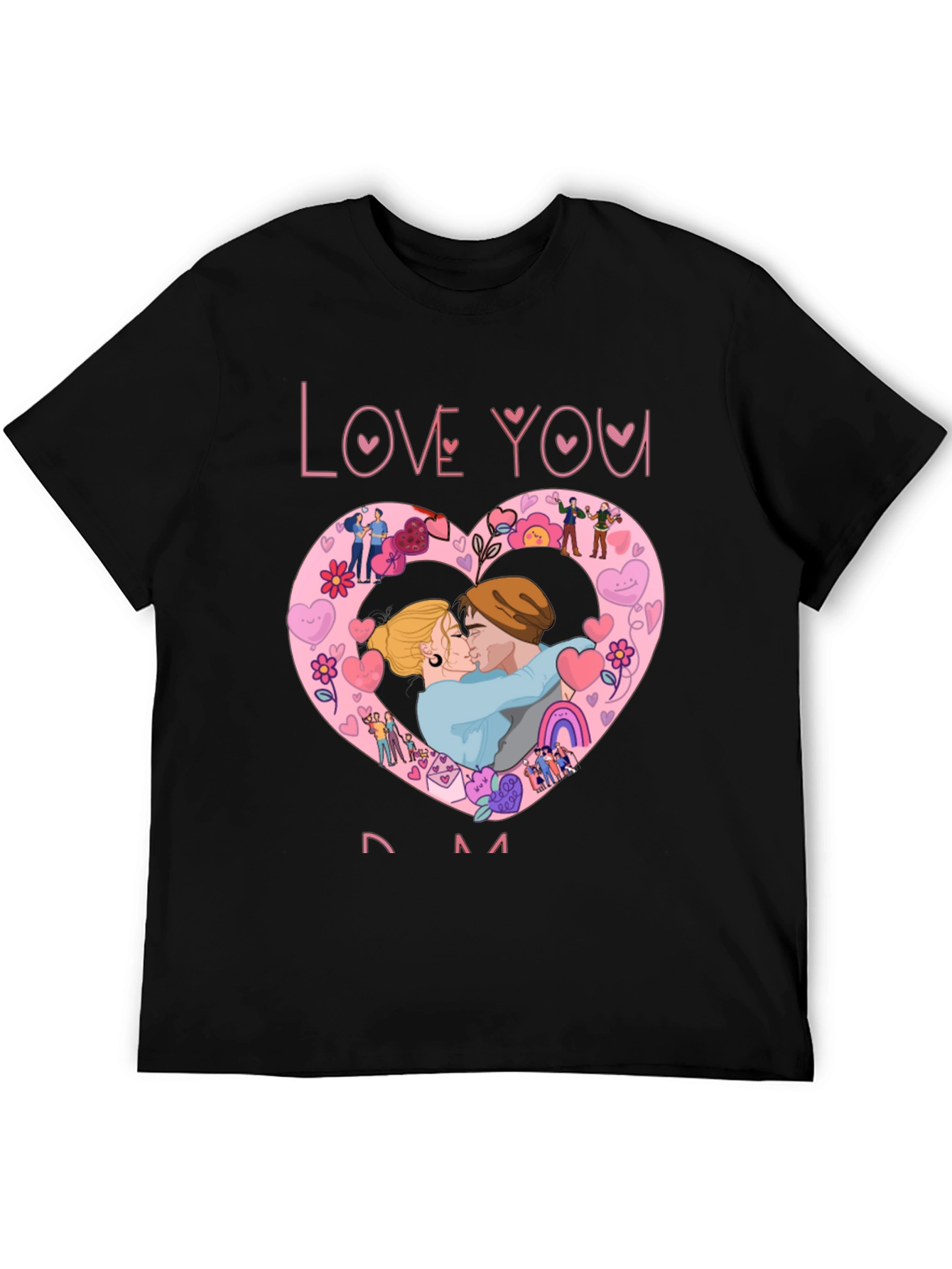 Love You Mom Graphic T-Shirt