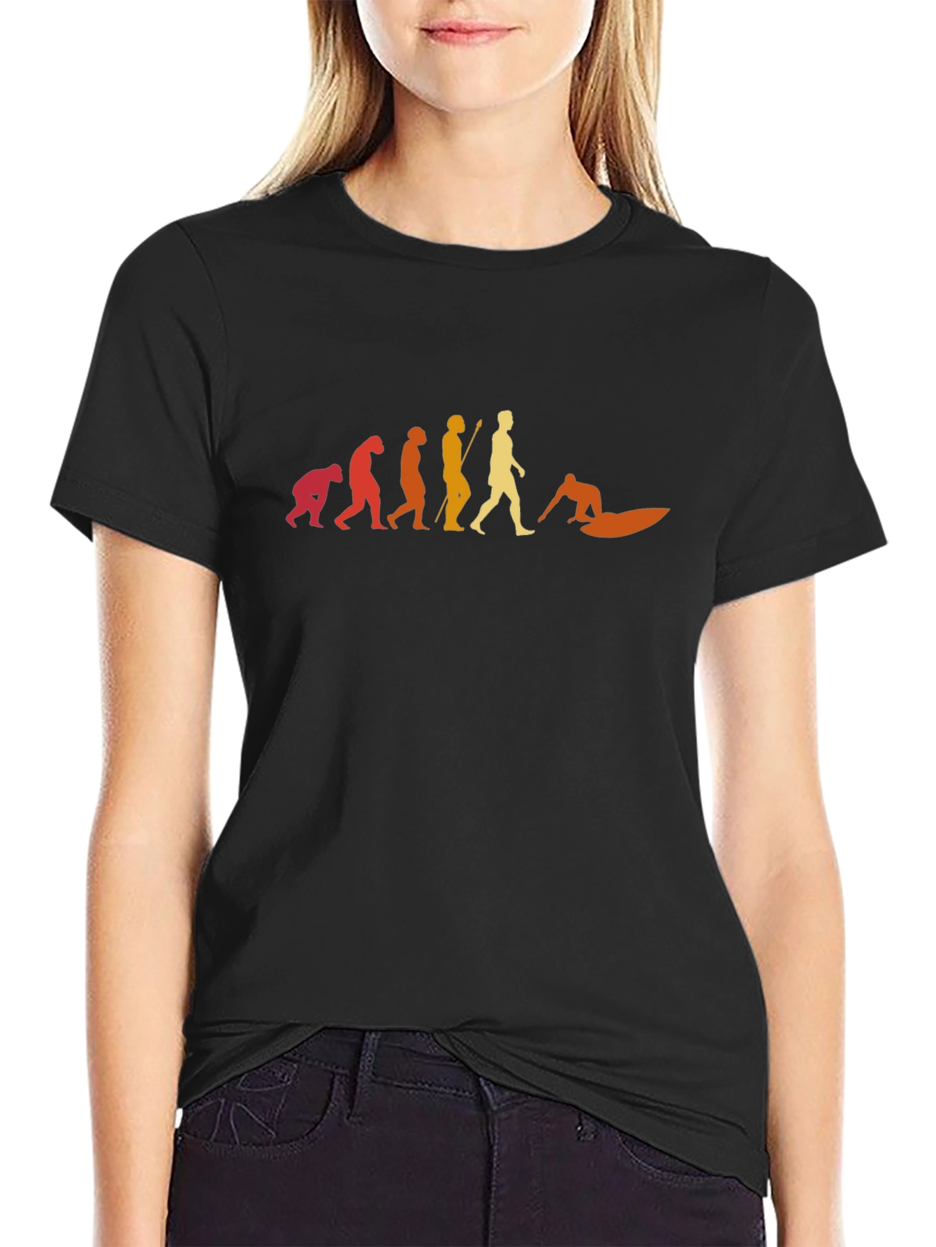 Surfer Evolution T-Shirt - Black