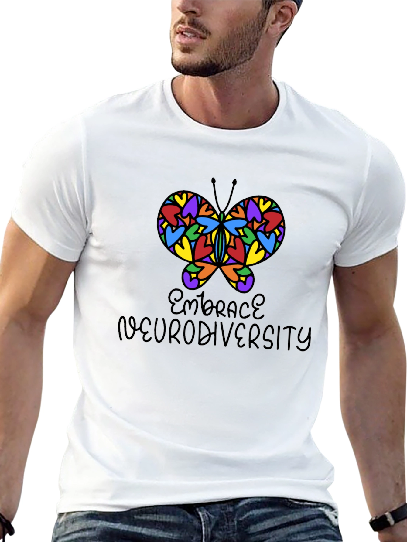 Embrace Neurodiversity Butterfly Graphic Tee