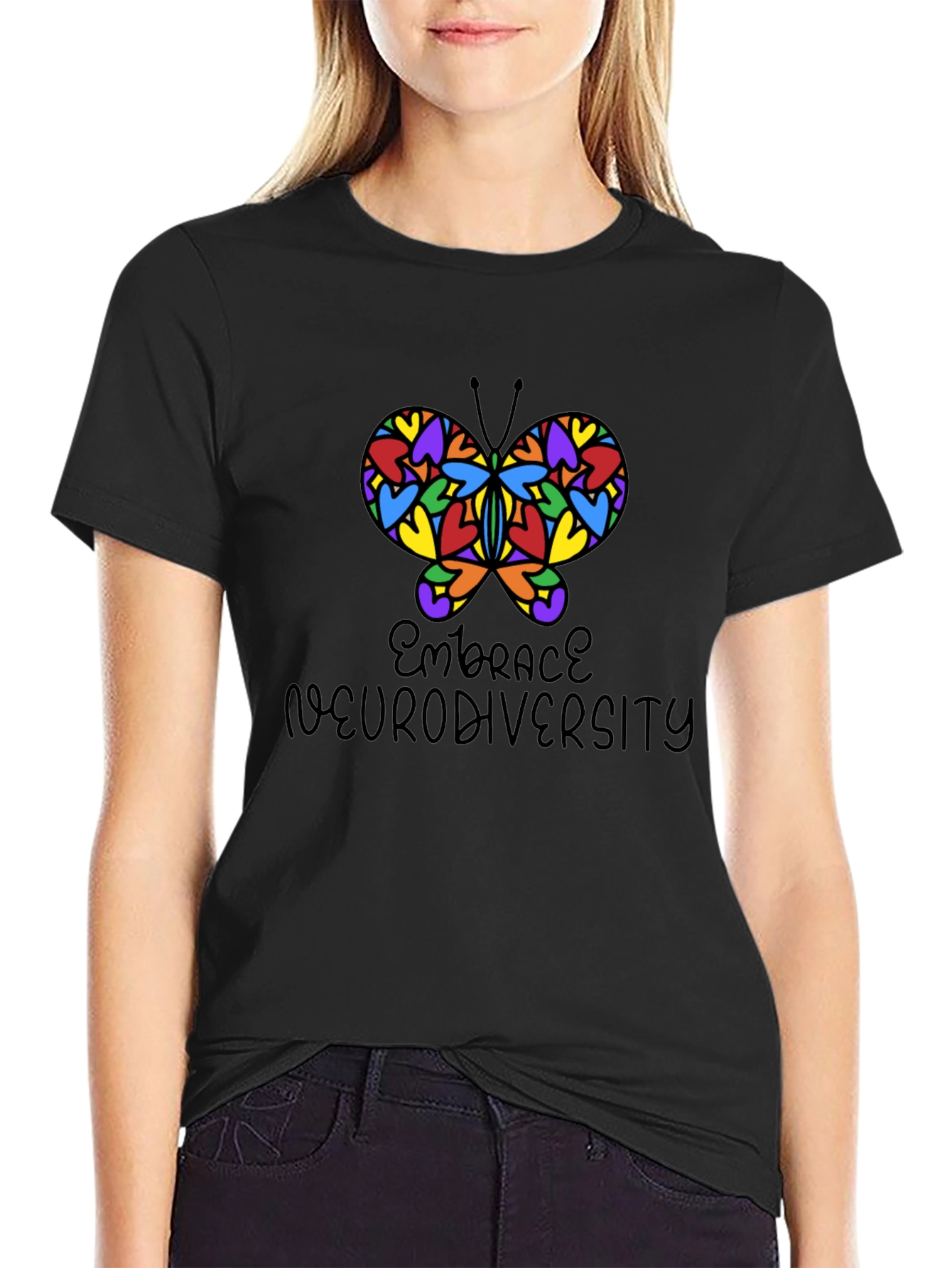 Embrace Neurodiversity Butterfly Graphic Tee