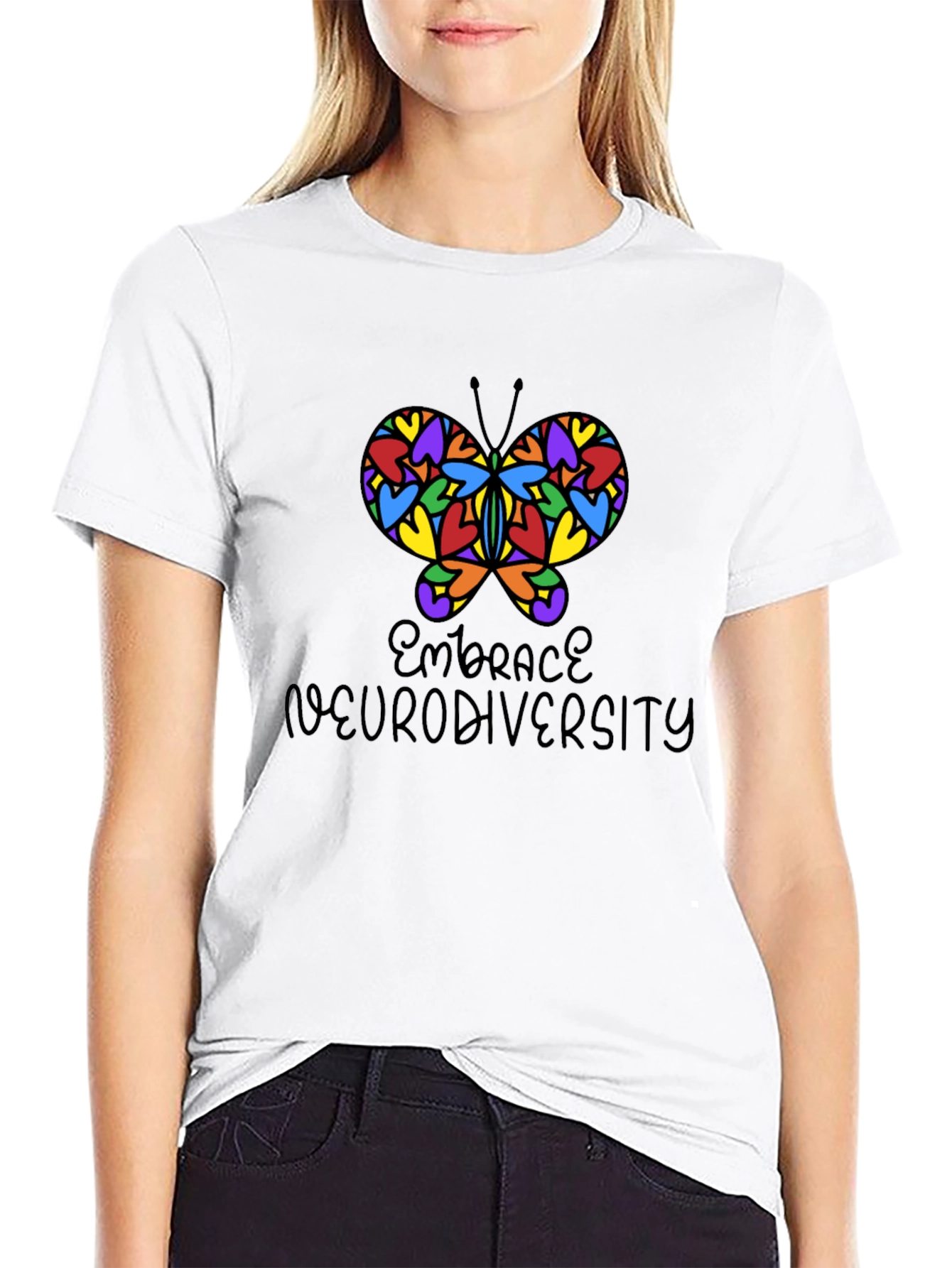 Embrace Neurodiversity Butterfly Graphic Tee
