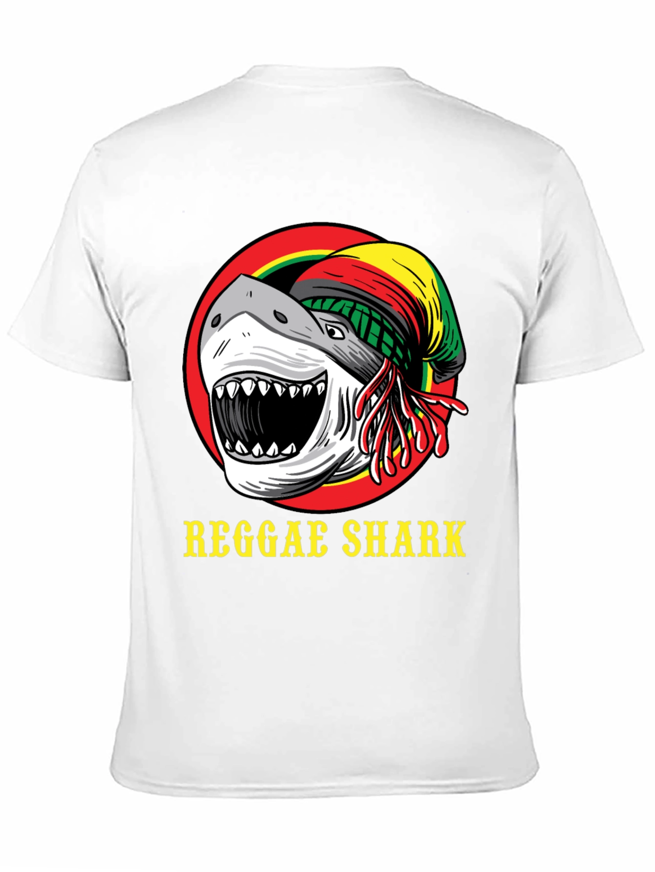 Reggae Shark T-Shirt - Black