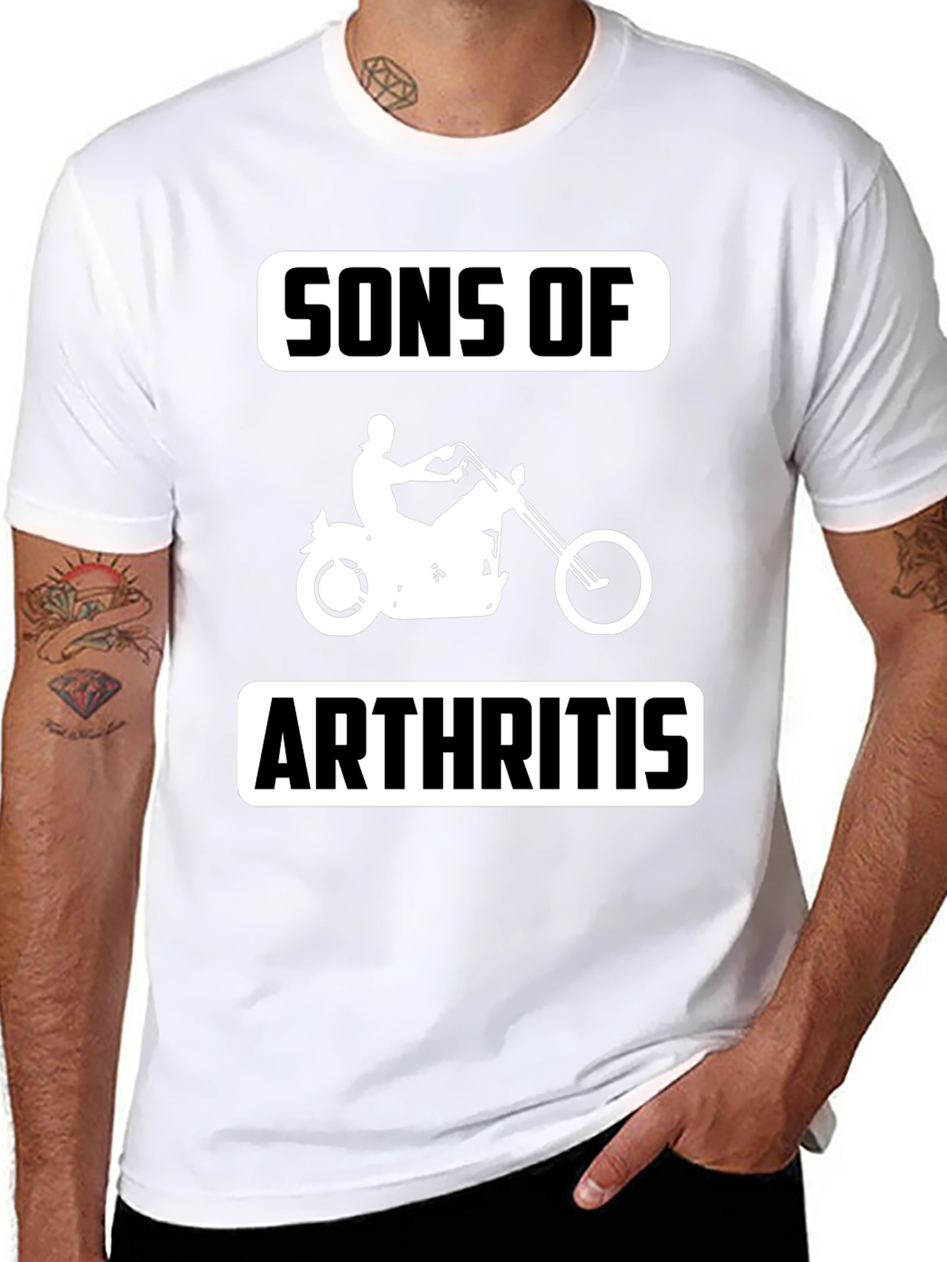 Sons Of Arthritis Biker T-Shirt Funny Graphic Tee