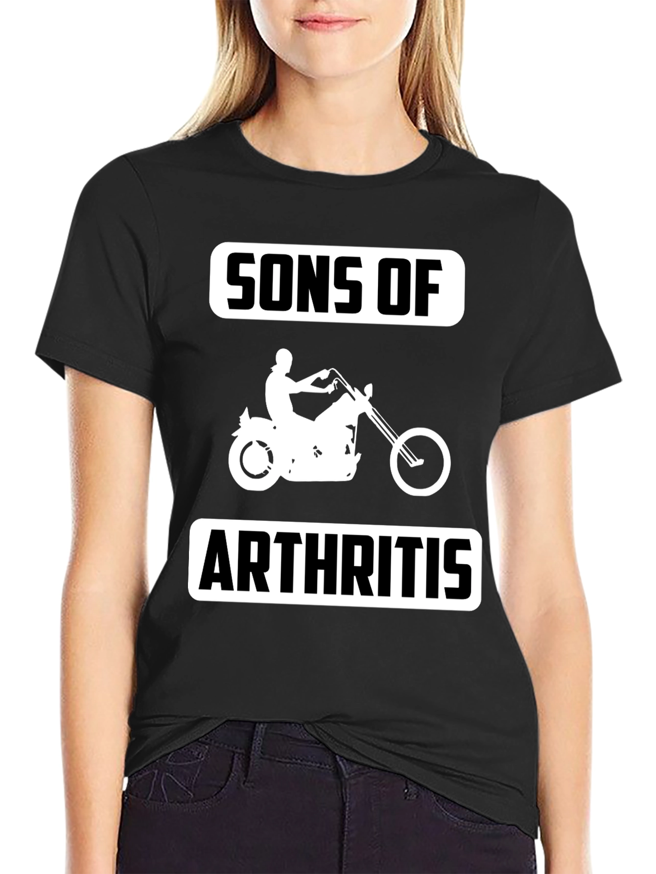 Sons Of Arthritis Biker T-Shirt Funny Graphic Tee