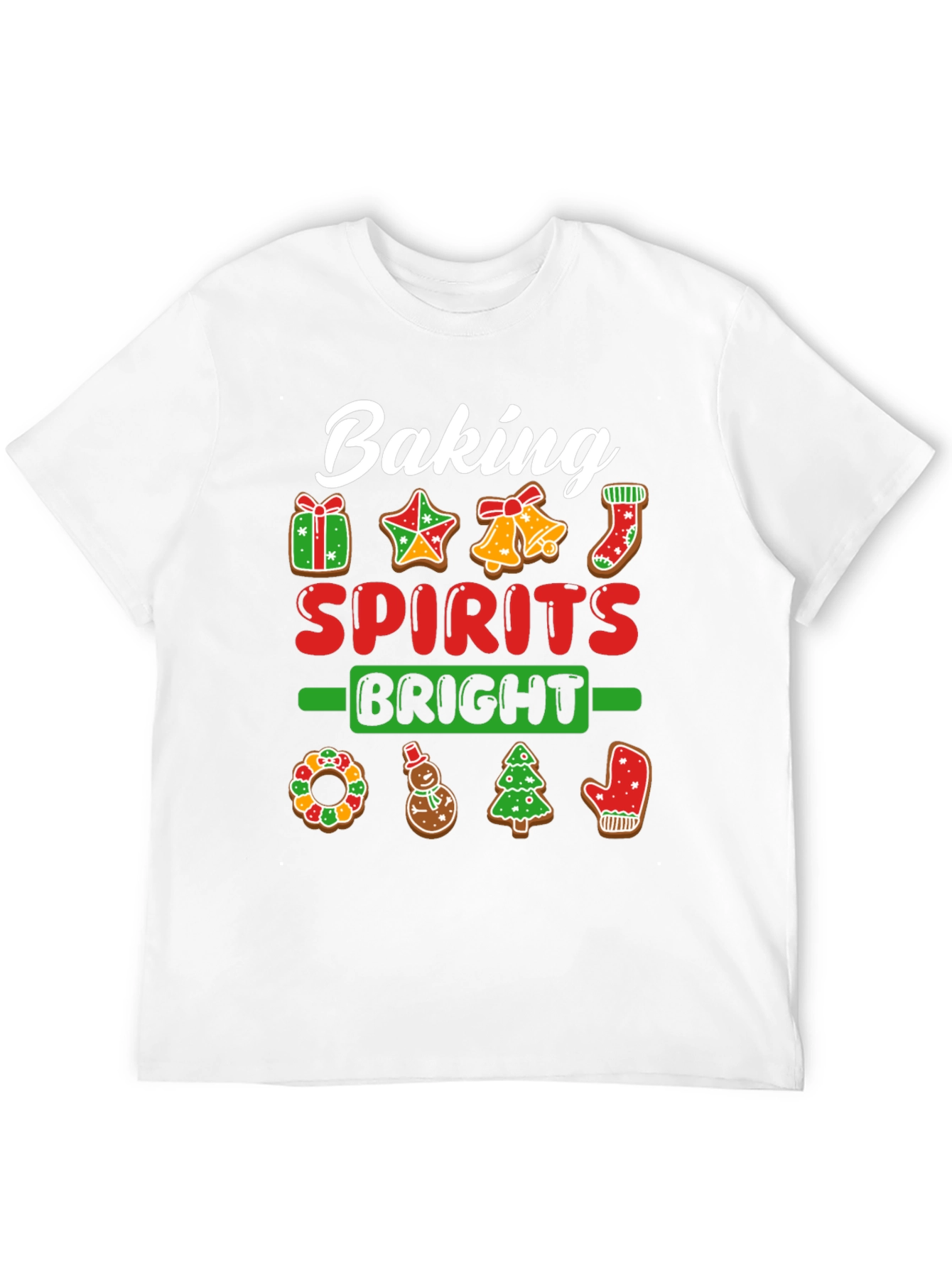 Baking Spirits Bright Christmas T-Shirt