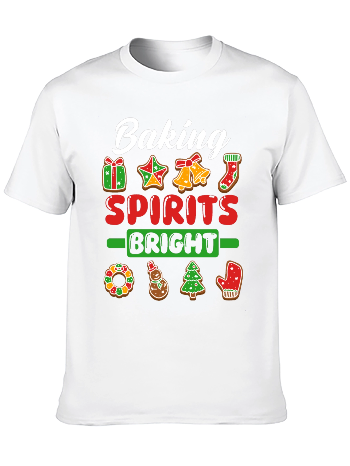 Baking Spirits Bright Christmas T-Shirt