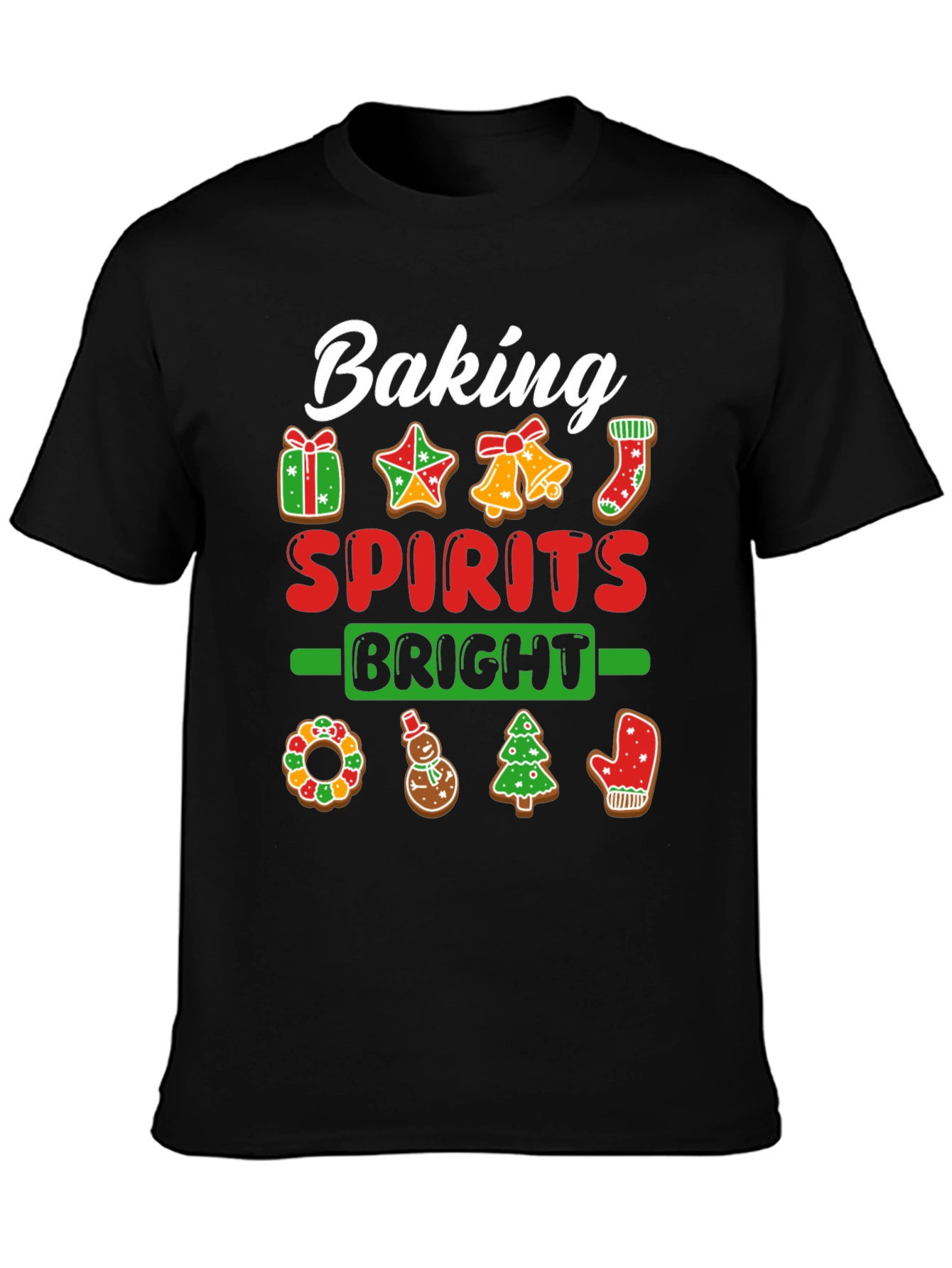 Baking Spirits Bright Christmas T-Shirt