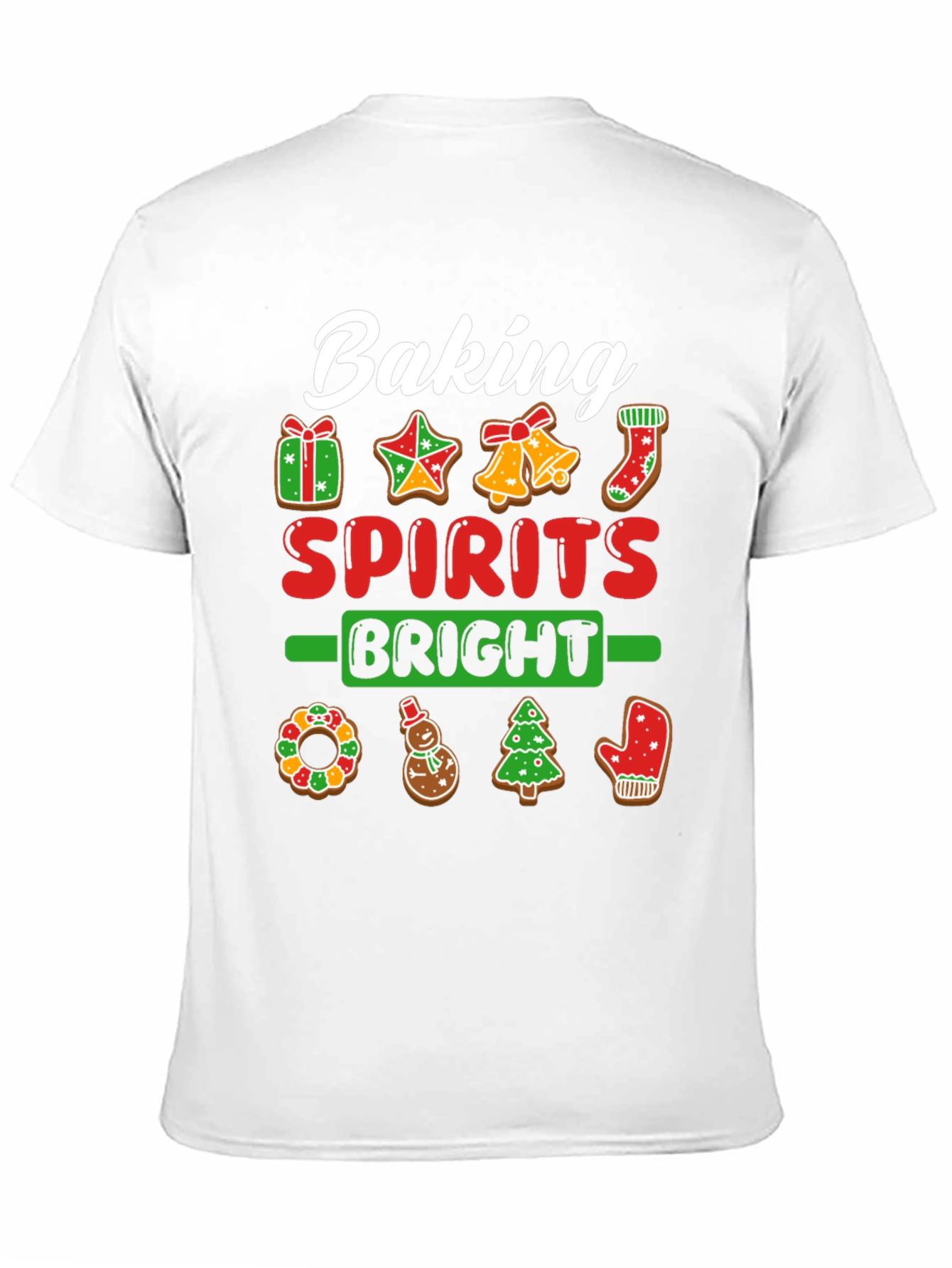 Baking Spirits Bright Christmas T-Shirt